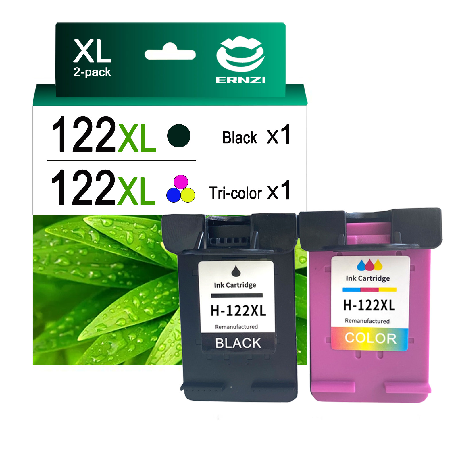 For HP 122 122XL Ink Cartridge Work for HP Deskjet 1000 1010 1011 1012 1015 1050 1050A 1051 1055 1056 1510 1511 Printers