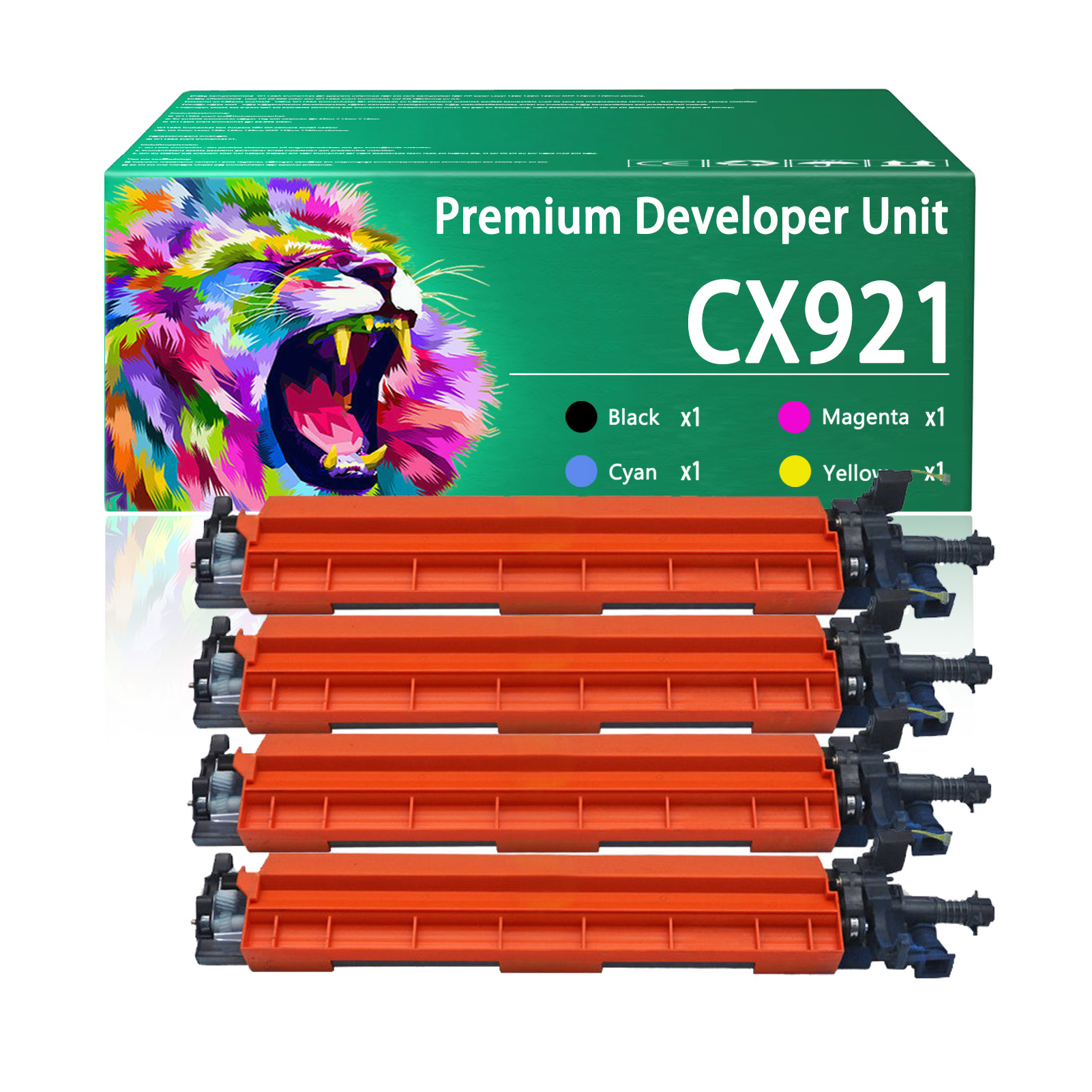 For Lexmark 41X1598 41X1595 41X1596 41X1597 Developer Unit Work for Lexmark CS921 CS923 CX920 CX921 CX922 CX923 CX924 Printers