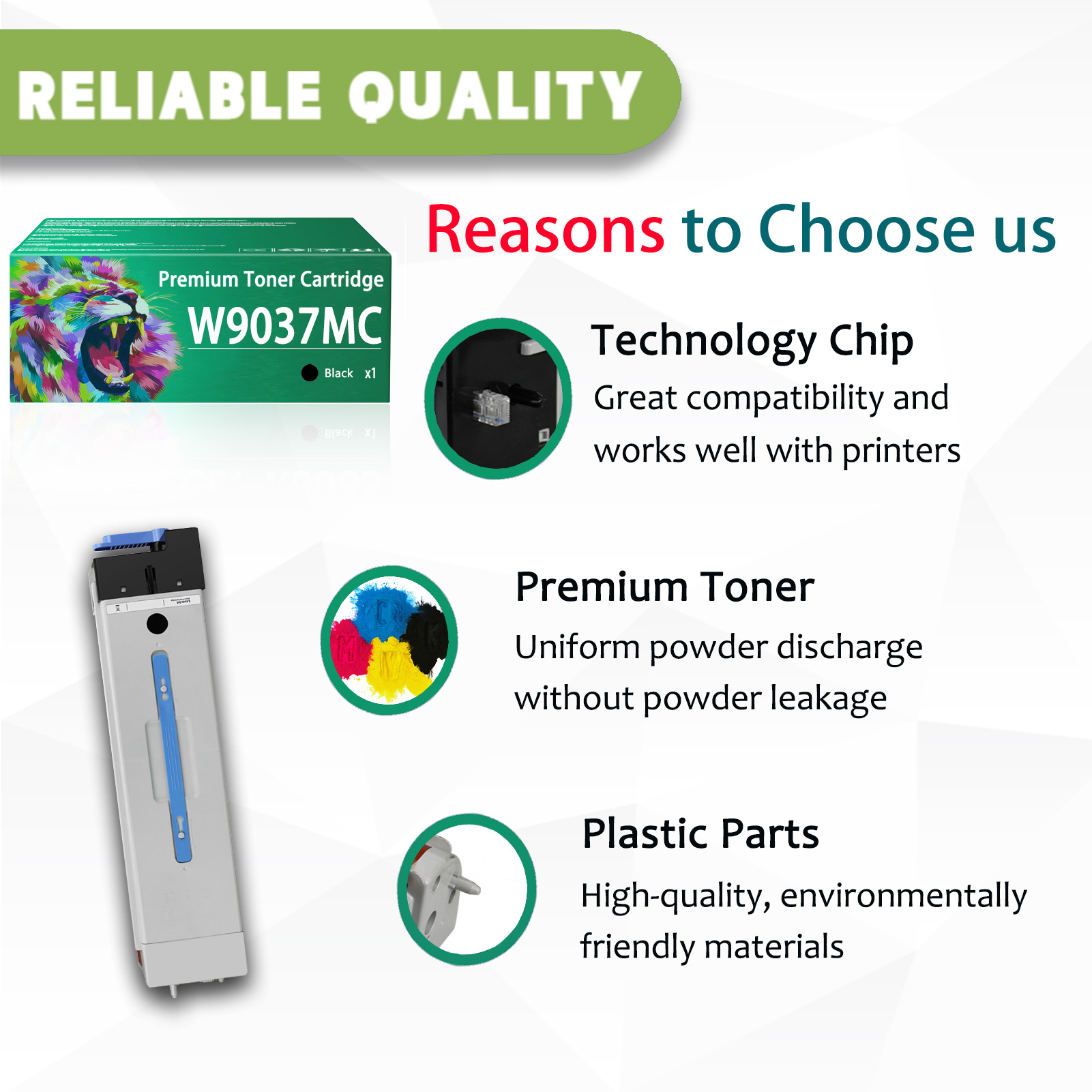 For HP W9034MC Toner Cartridges Work For HP LaserJet Managed MFP E73025dn E73030dn Printers