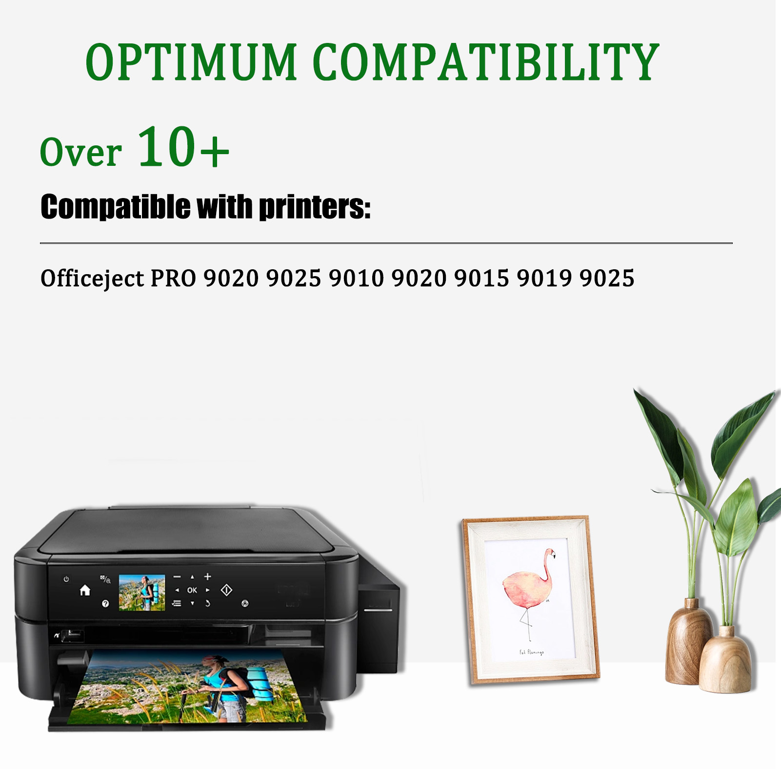 For HP 964XL Ink Cartridge Work For HP OfficeJet Pro 9010 9020 9015 9019 9025 Printers