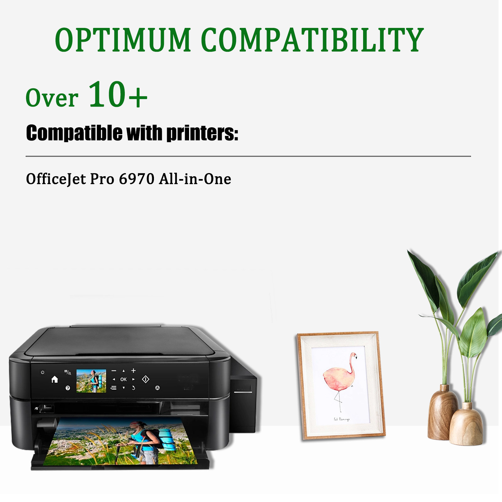 For HP 904XL Ink Cartridge Work For HP OfficeJet Pro 6970 Printers