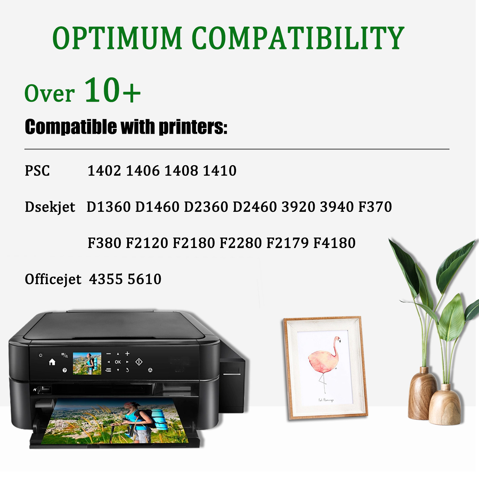 For HP 21XL 22XL Ink Cartridge Work For HP OffceJet 4315 J3608 J3625 J3635 J3640 Fax 1250 3180 DeskJet 3910 3915 3918 etc. Printers