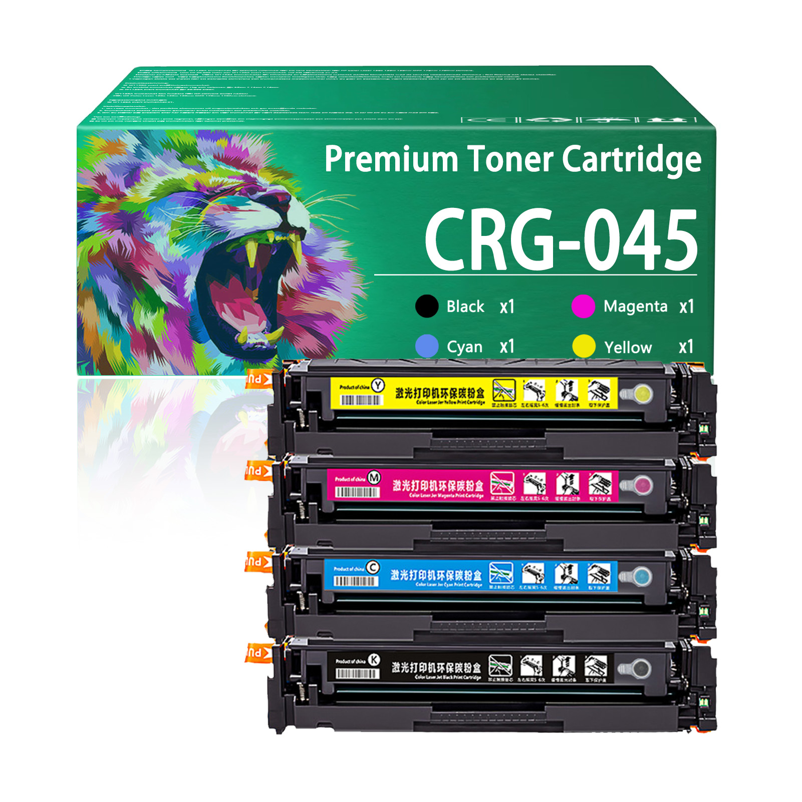 For Canon CRG045 045 CRG-045 Toner Cartridge Work for Canon Color imageCLASS LBP612Cdw MF632Cdw MF634Cdw MF631Cn MF633Cdw MF635Cx LBP611Cn LBP613Cdw LBP610C Printers