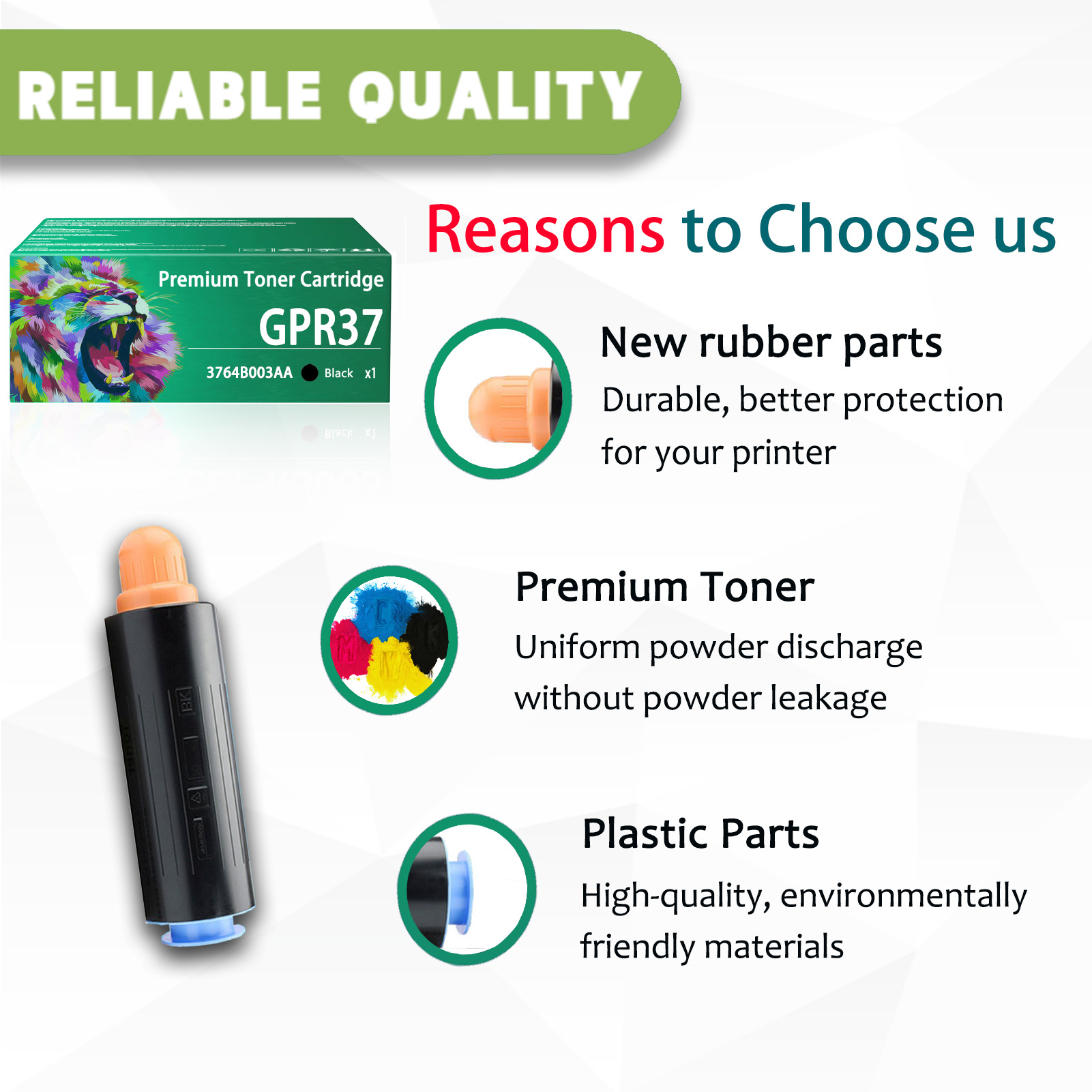 For GPR37 GPR-37 3764B003AA Toner Cartridges Work Canon ImageRunner 8085 8095 8105 8205 8285 8295 8505 8585 8595 Printers