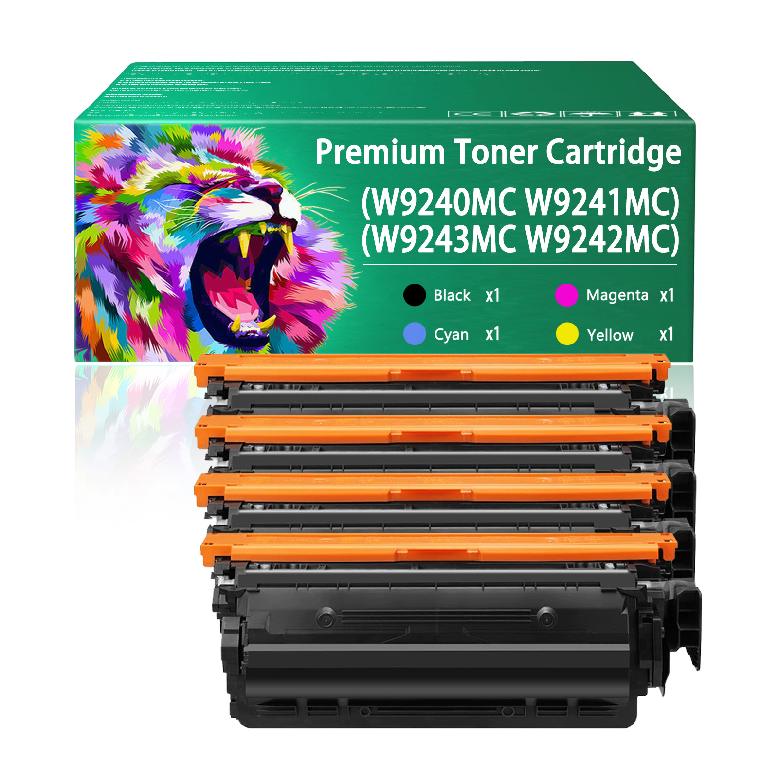 For HP W9240MC W9241MC W9243MC W9242MC Toner Cartridge Work for HP Laserjet Enterprise X55745dn Printers