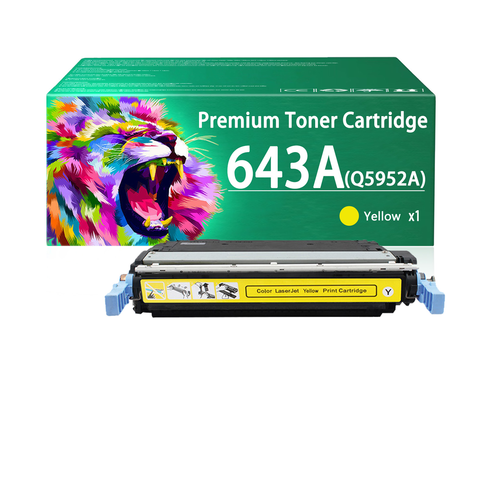 For HP 643A Q5950A Q5951A Q5953A Q5952A Toner Cartridge Work for HP Color LaserJet 4700 4700n 4700dn 4700dtn 4700ph Printers