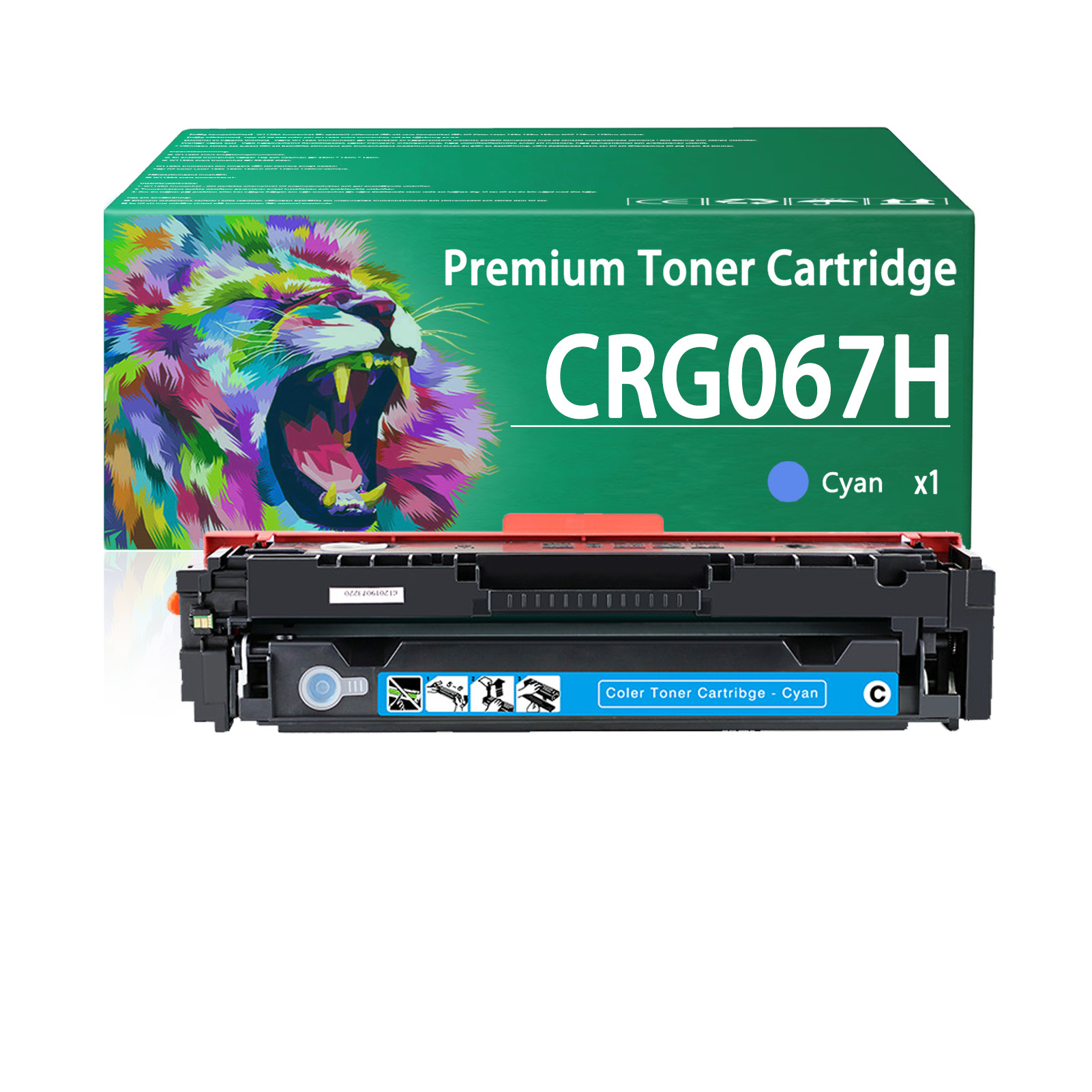 For Canon CRG067H 067H CRG-067H Toner Cartridge Work for Canon imageCLASS LBP630C LBP632Cdw LBP633Cdw MF650C MF653Cdw MF654Cdw MF656Cdw Printers