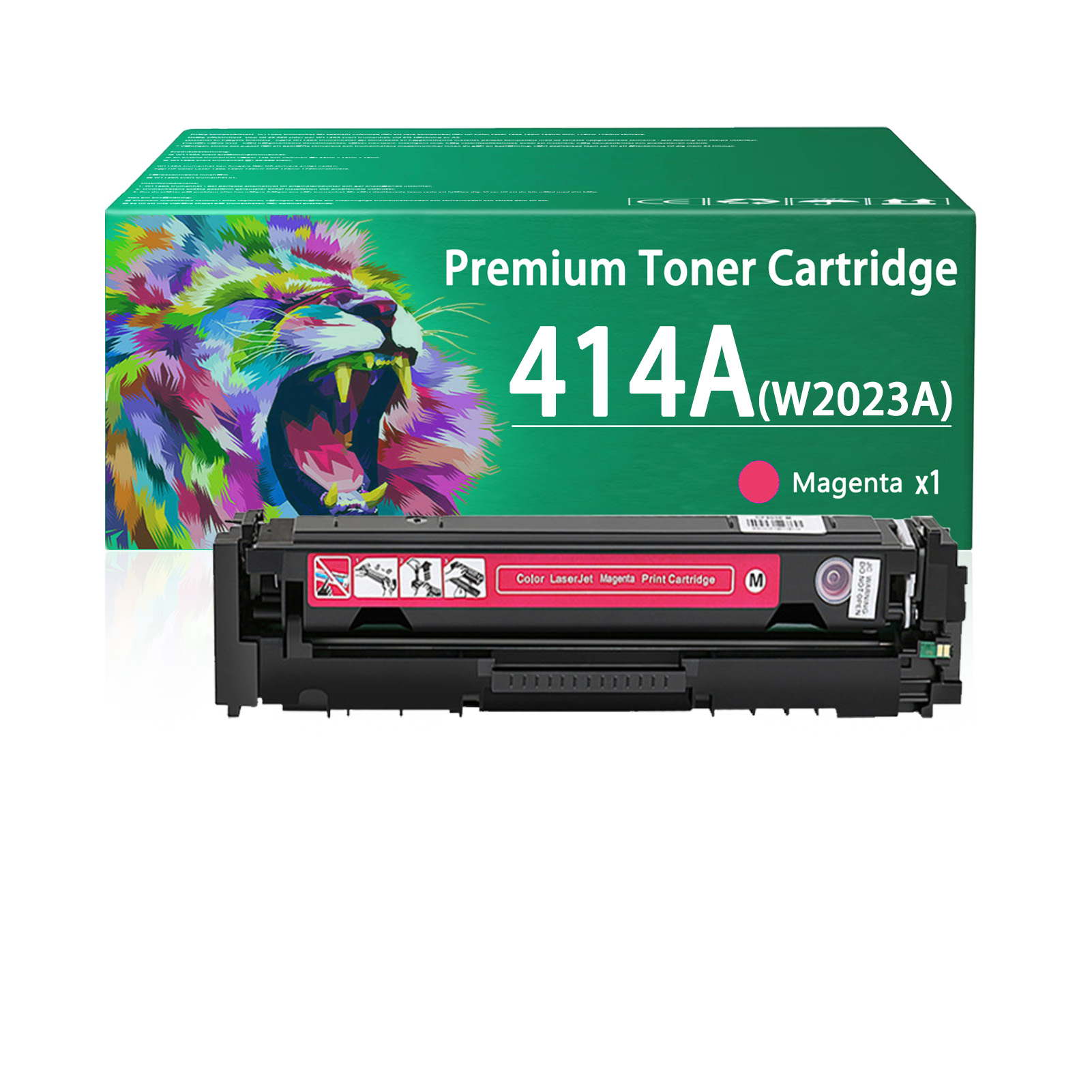 For HP 414A W2020A W2021A W2023A W2022A Toner Cartridge Work for HP Color LaserJet Pro MFP M479fdw M479fdn M454dw M454dn M454 M479 Printers