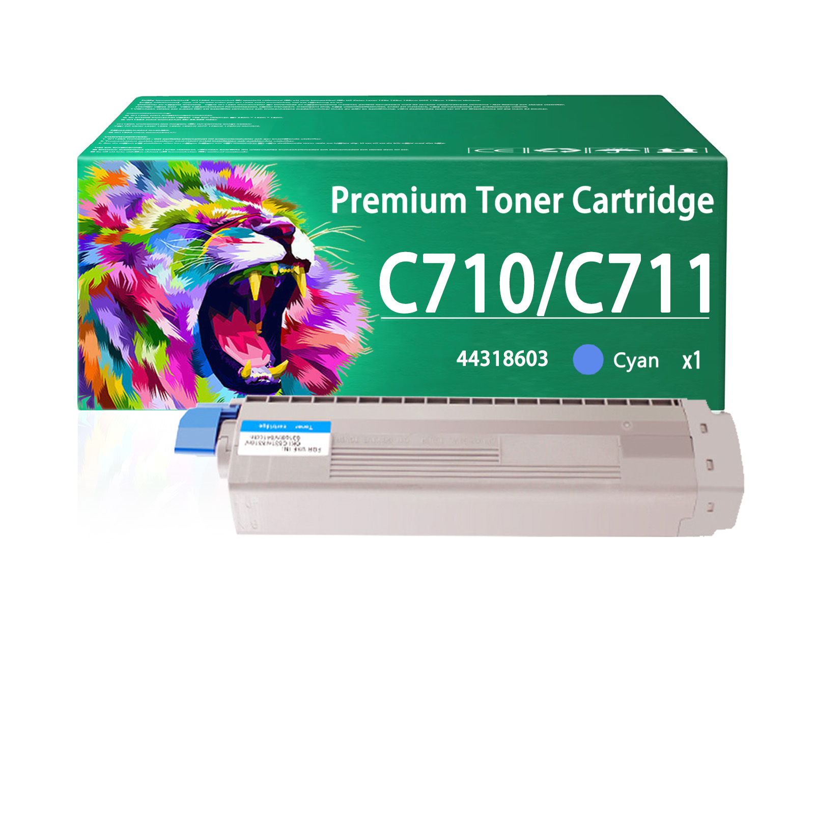 For HP C710N Toner Cartridges Work for OKI C710N C710DN C711N C711DN C711dtn Printers