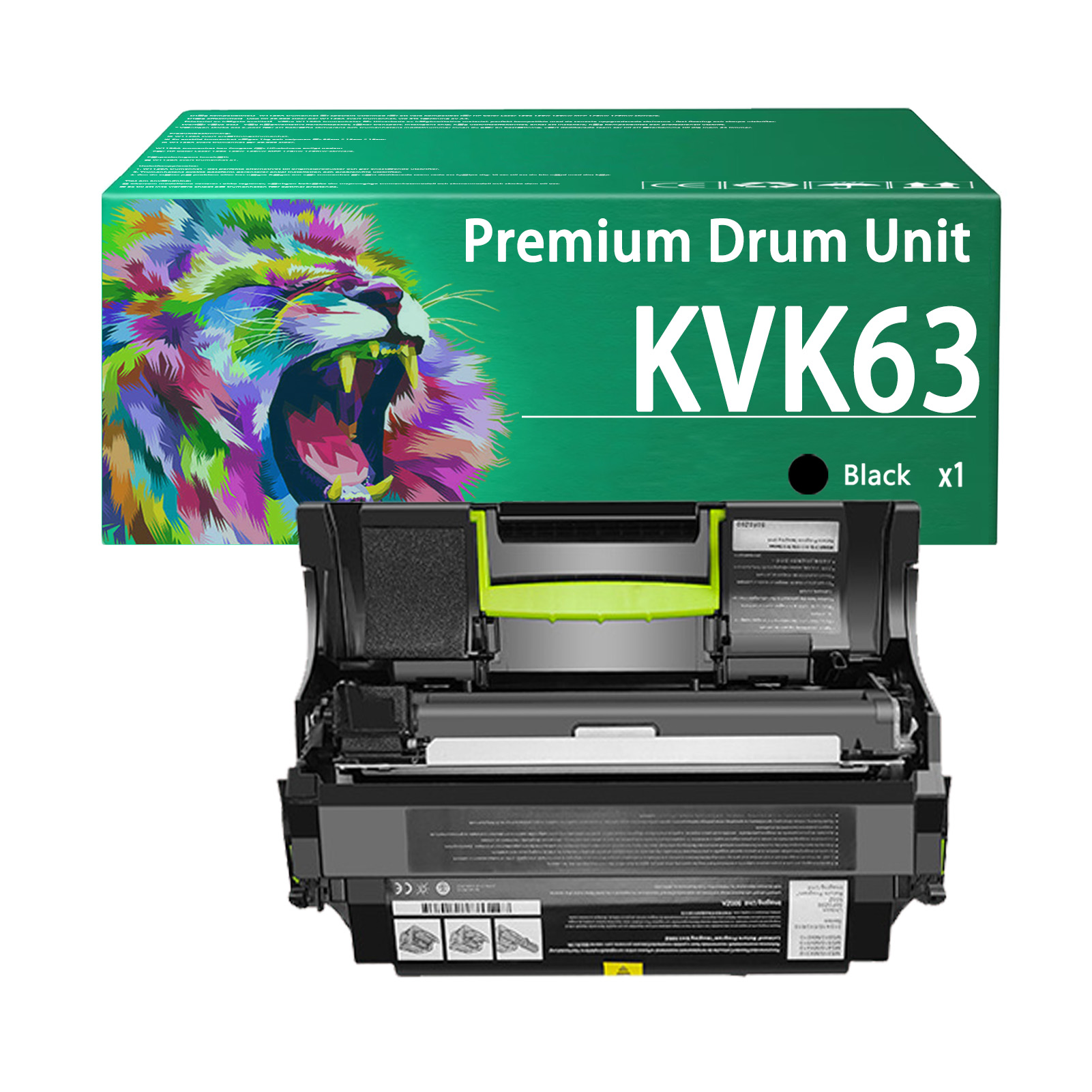For Dell KVK63 331-9810 331-9811 Imaging Drum Unit Work for Dell B2360d B2360dn B3460dn B3465dn B3465dnf S2830dn S2830 Printers