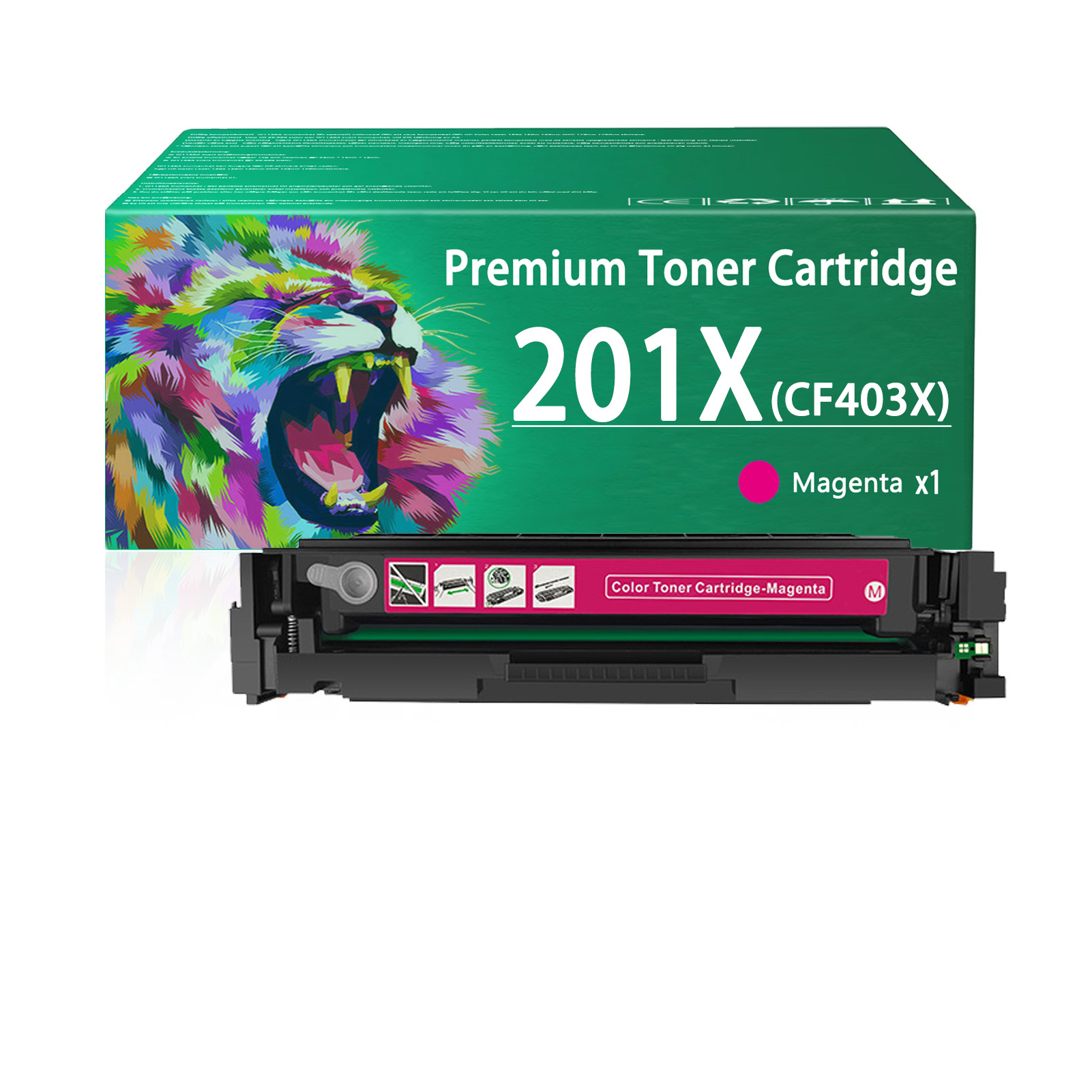 For HP 201X CF400X CF401X CF403X CF402X Toner Cartridge Work for HP Color LaserJet Pro M252dw M252dn M252n MFP M277n M277dw M277c Printers