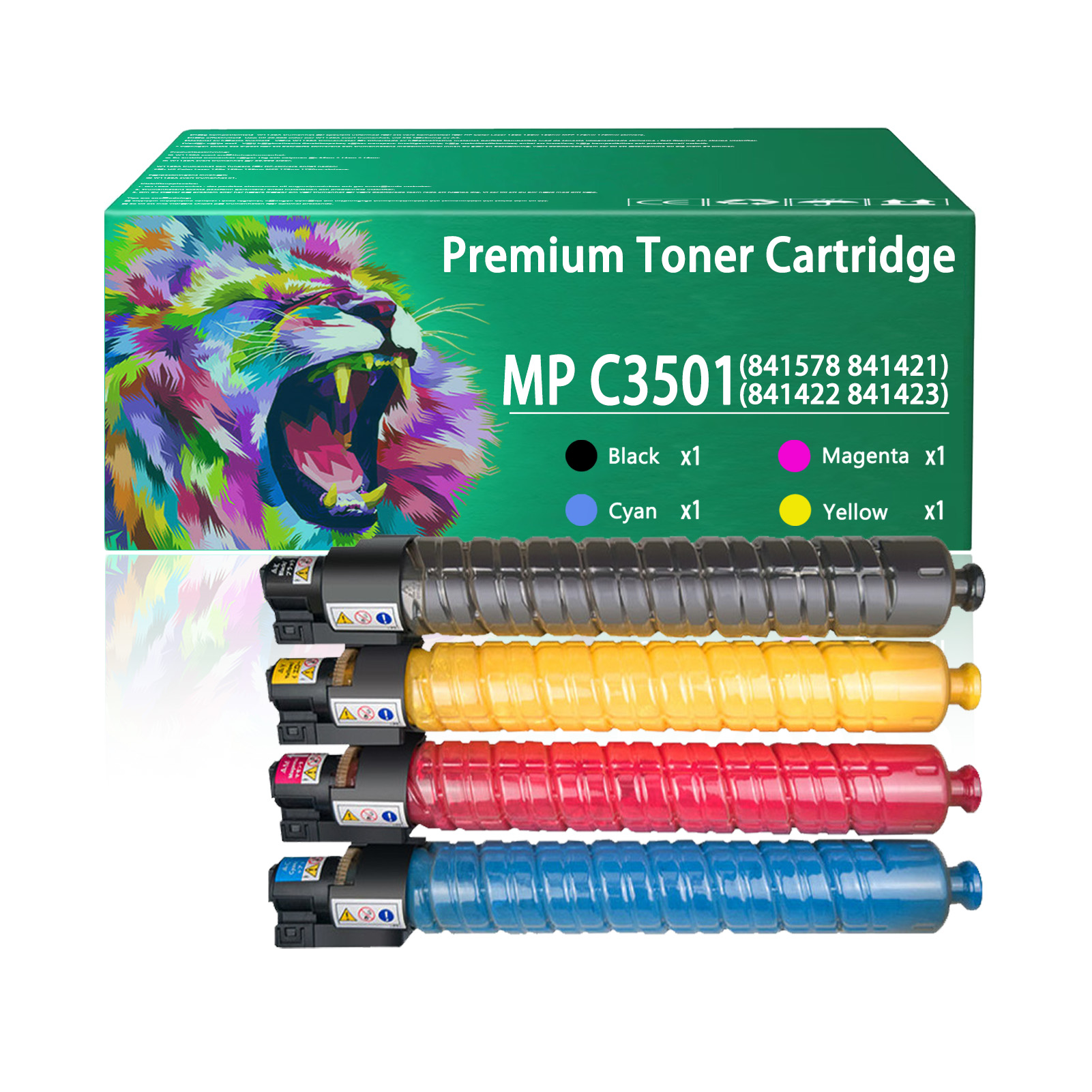 For Ricoh MP C3501 841578 841423 841422 841421 Toner Cartridge Work For Ricoh MP C3001 C3501 LD630c LD635c C9130 C9135 Printers