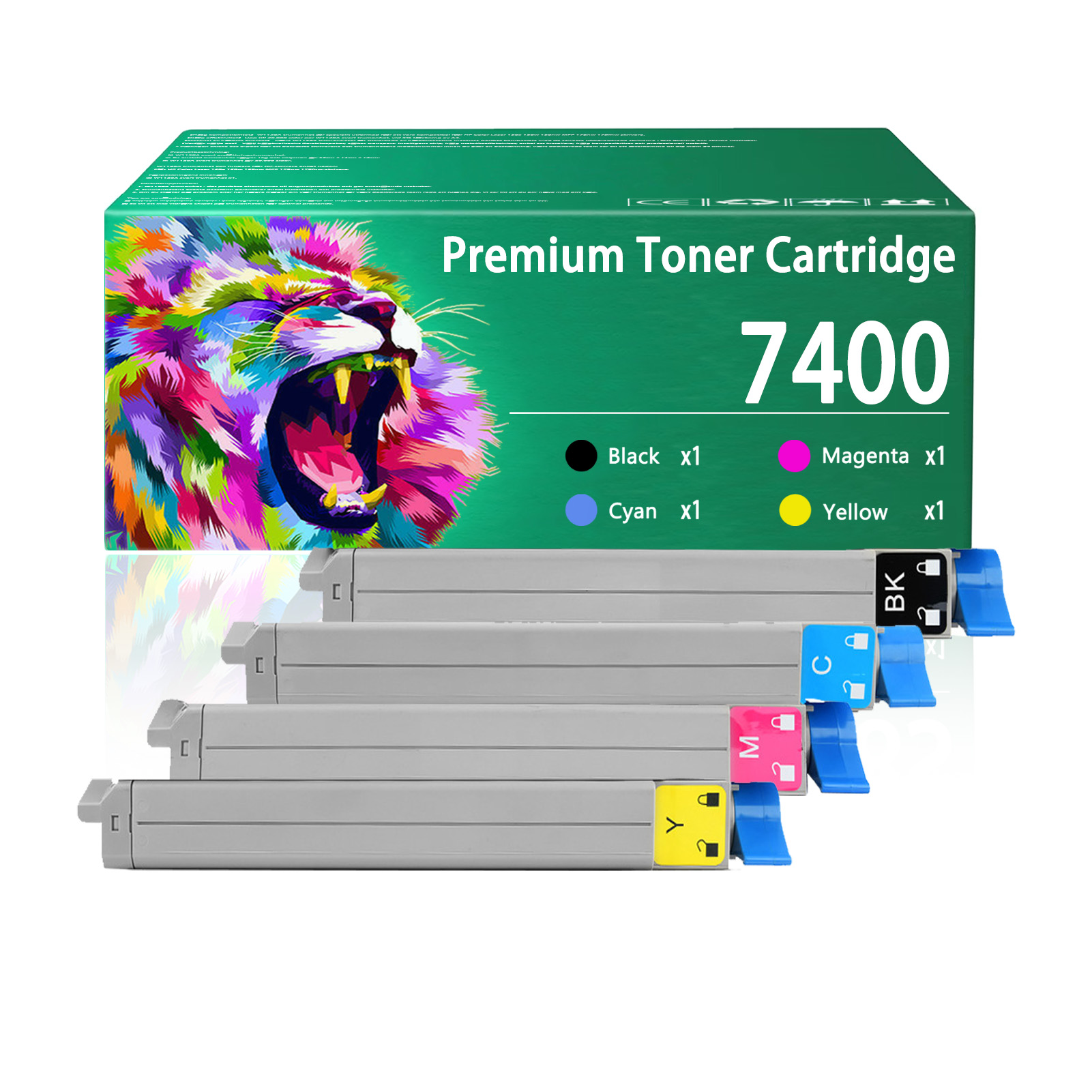 For Xerox 7400 106R01156 106R01153 106R01154 106R01155 Toner Cartridge Work For Xerox Phaser 7400 7400DN 7400DT 7400DX 7400DXF 7400N 7400YDN 7400YDT 7400YDX 7400YDXF 7400YN Printers