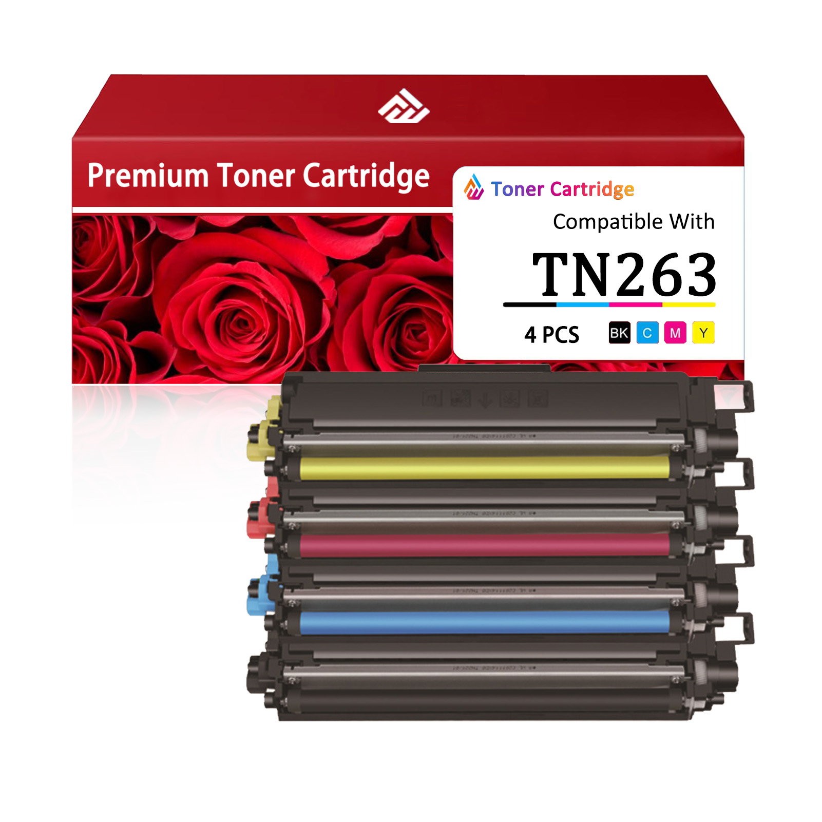 For TN263 Toner Cartridge Work For Brother HL-L3270CDW DCP-L3551CDW MFC-L3750CDW MFC-L3770CDW Printers