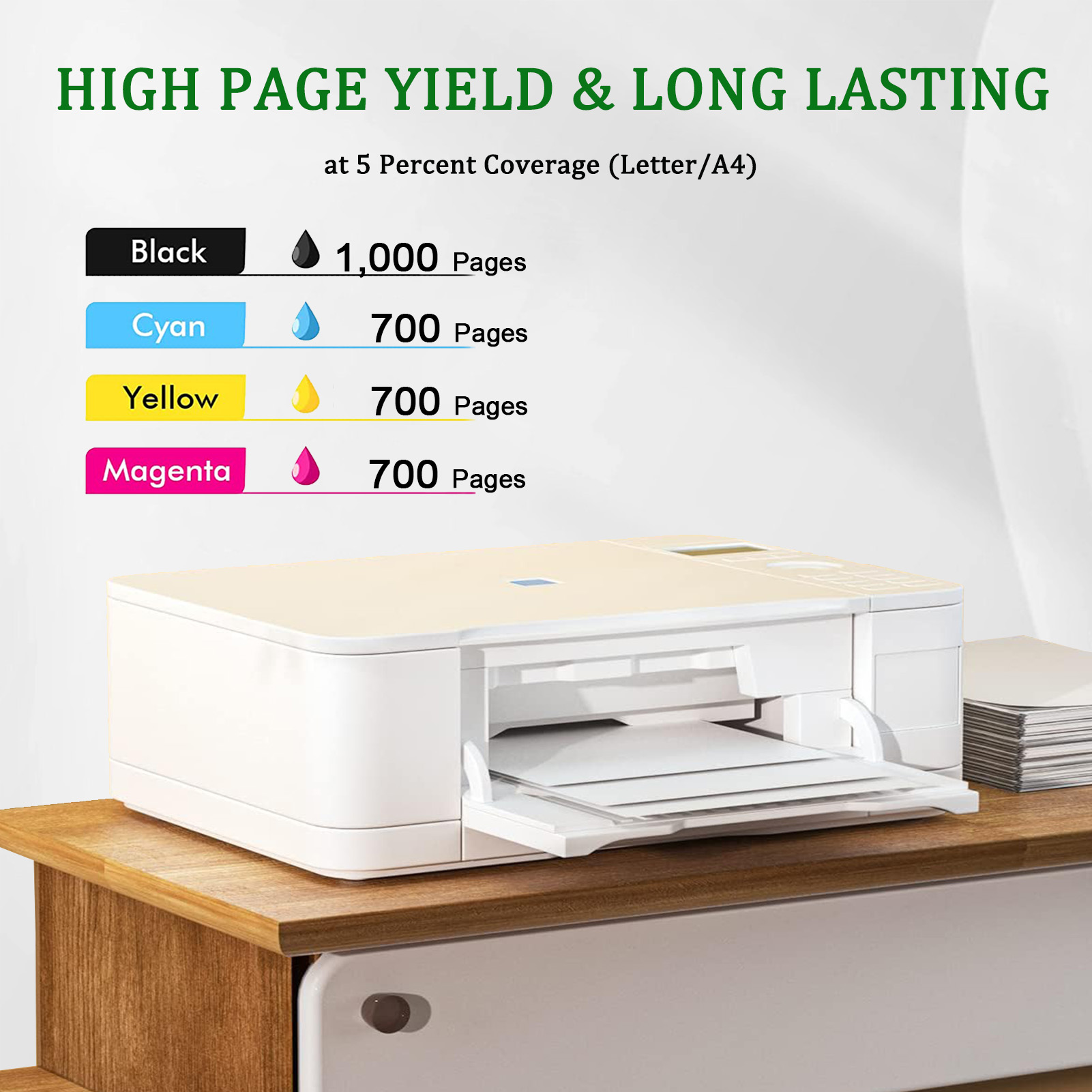 For HP 964XL Ink Cartridge Work For HP OfficeJet Pro 9010 9020 9015 9019 9025 Printers