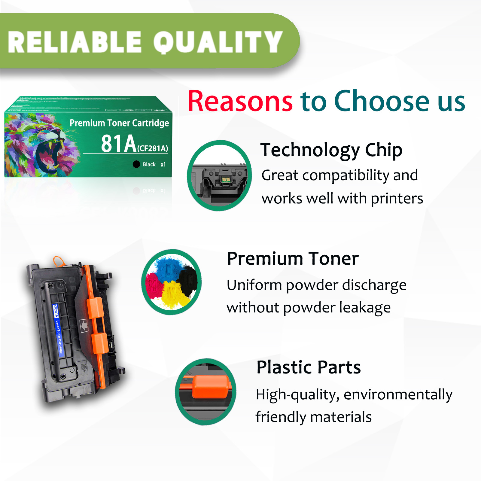 For HP 81A CF281A Toner Cartridges Work For HP LaserJet Enterprise M604dn M604n M605dh M605dn M605n M605x M606dn M606x M630f M630h M630h M630z Printers