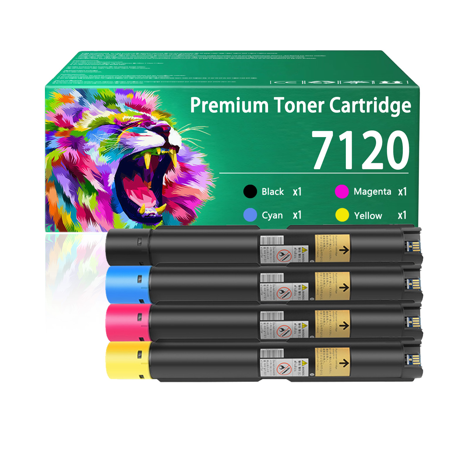 For Xerox 7120 006R01457 006R01460 006R01459 006R01458 Toner Cartridge Work For Xerox WorkCentre 7120 7125 7220 7225 7220i 7225i Printers