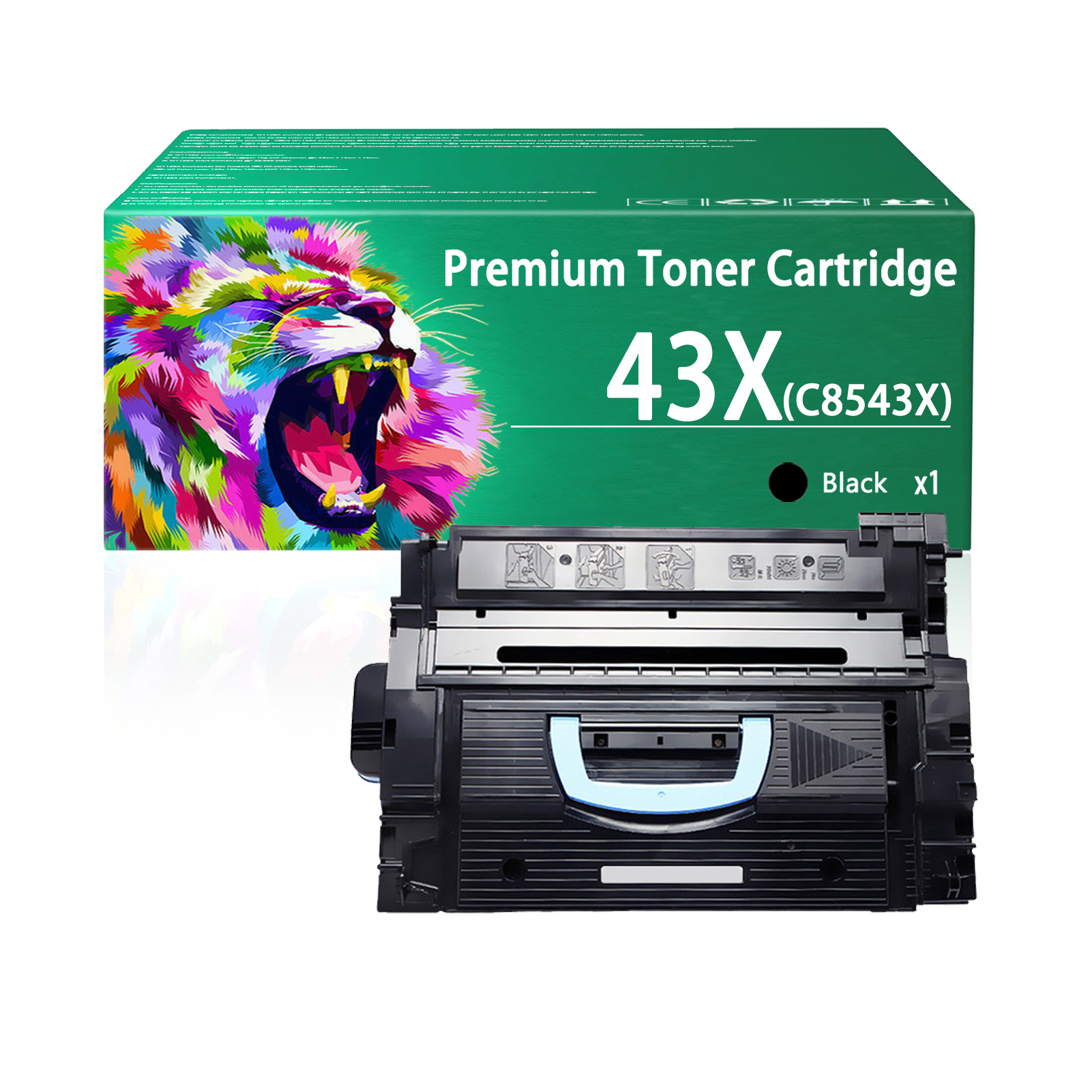 For HP 43X C8543X Toner Cartridges Work For HP LaserJet 9000 9000dn 9000hnf 9000hns 9000n 9040dn 9040n 9050dn 9050n, 9000 MFP, 9000L MFP, 9040 MFP, 9050 MFP Printers