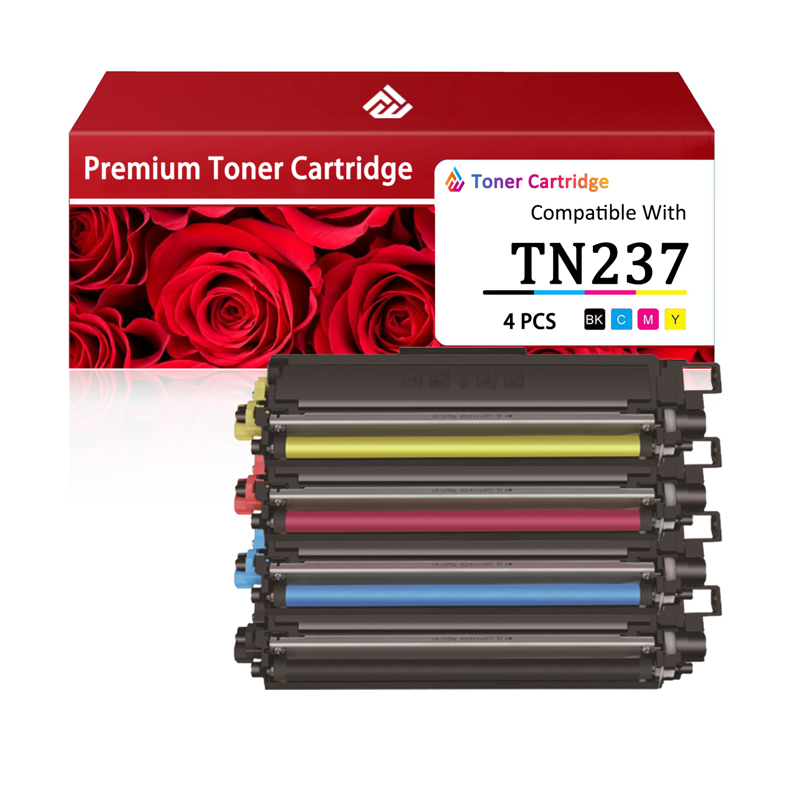 For TN237 Toner Cartridge Work For Brother HL-L3210CW HL-L3230CDW HL-L3270CDW DCP-L3510CDW DCP-L3550CDW MFC-L3710CW MFC-L3730CDN MFC-L3750CDW MFC-L3770CDW Printers