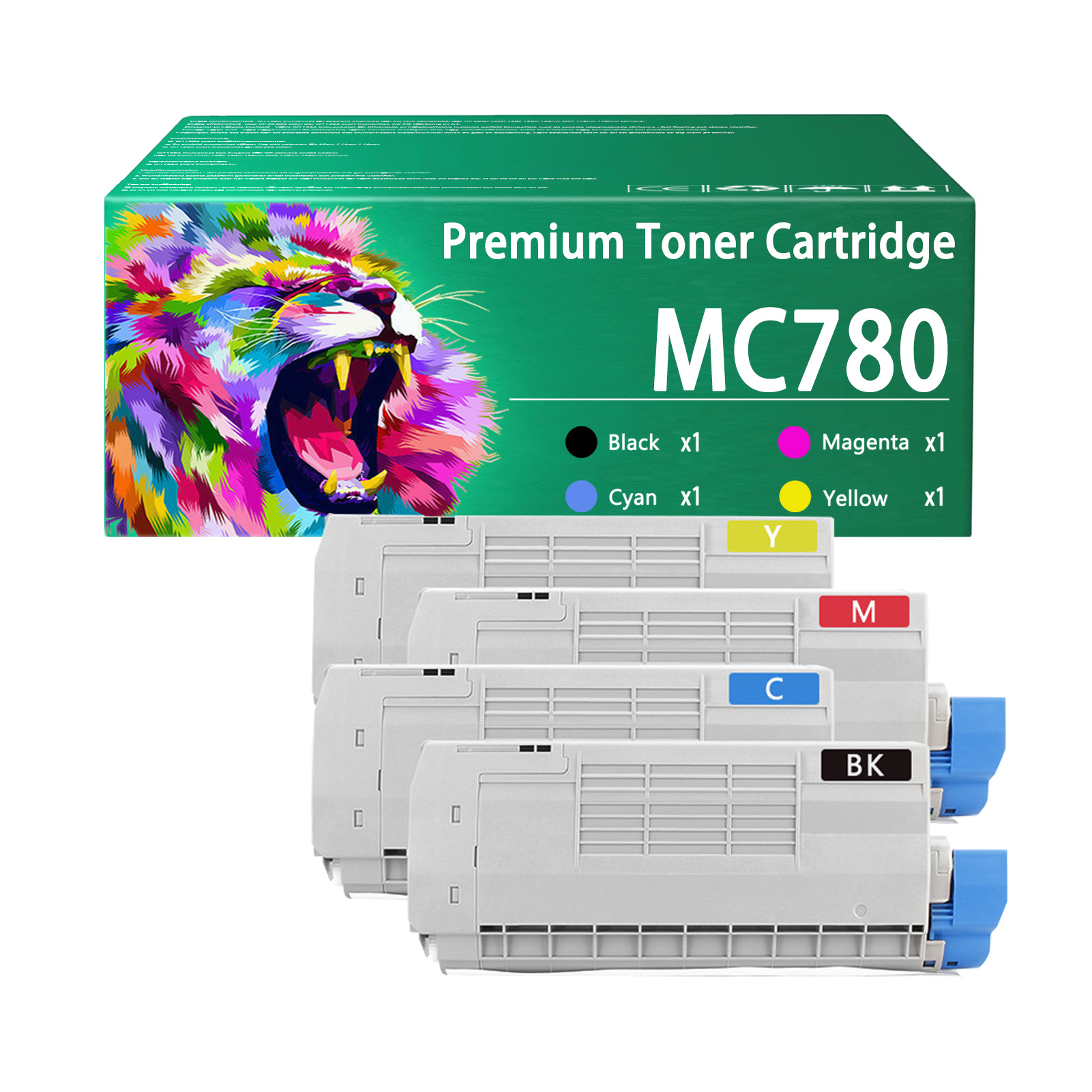 For OKI MC780 45396212 45396211 45396210 45396209 Toner Cartridge Work For OKI MC770 MC770dfn MC780 MC780dfn MC780dnl Printers