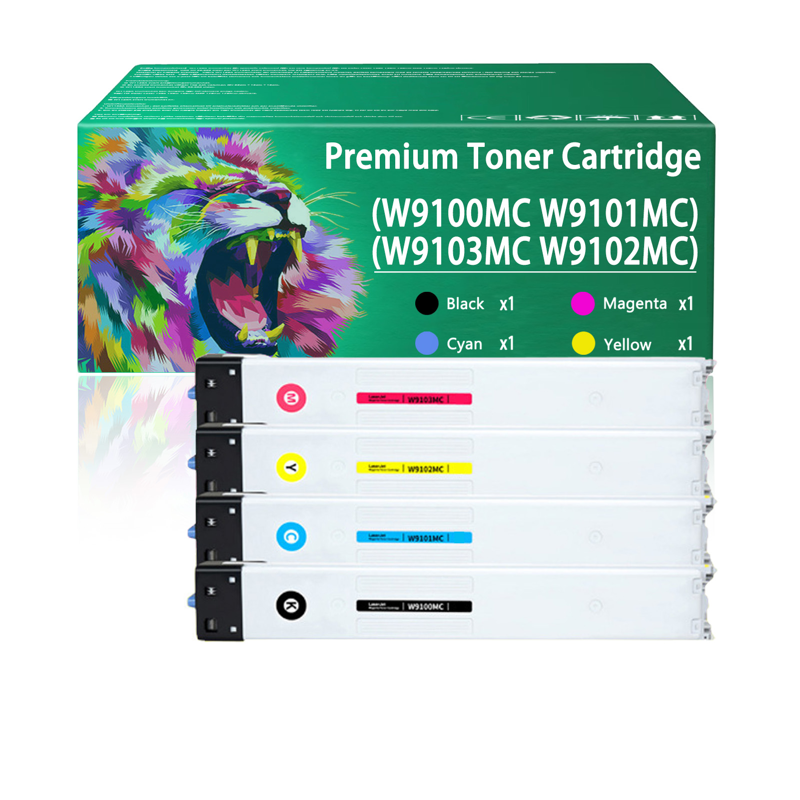 For HP W9100MC W9101MC W9103MC W9102MC Toner Cartridge Work for HP Color Laser Managed MFP E77428dn E77422dn E77422dv E77422a Printers