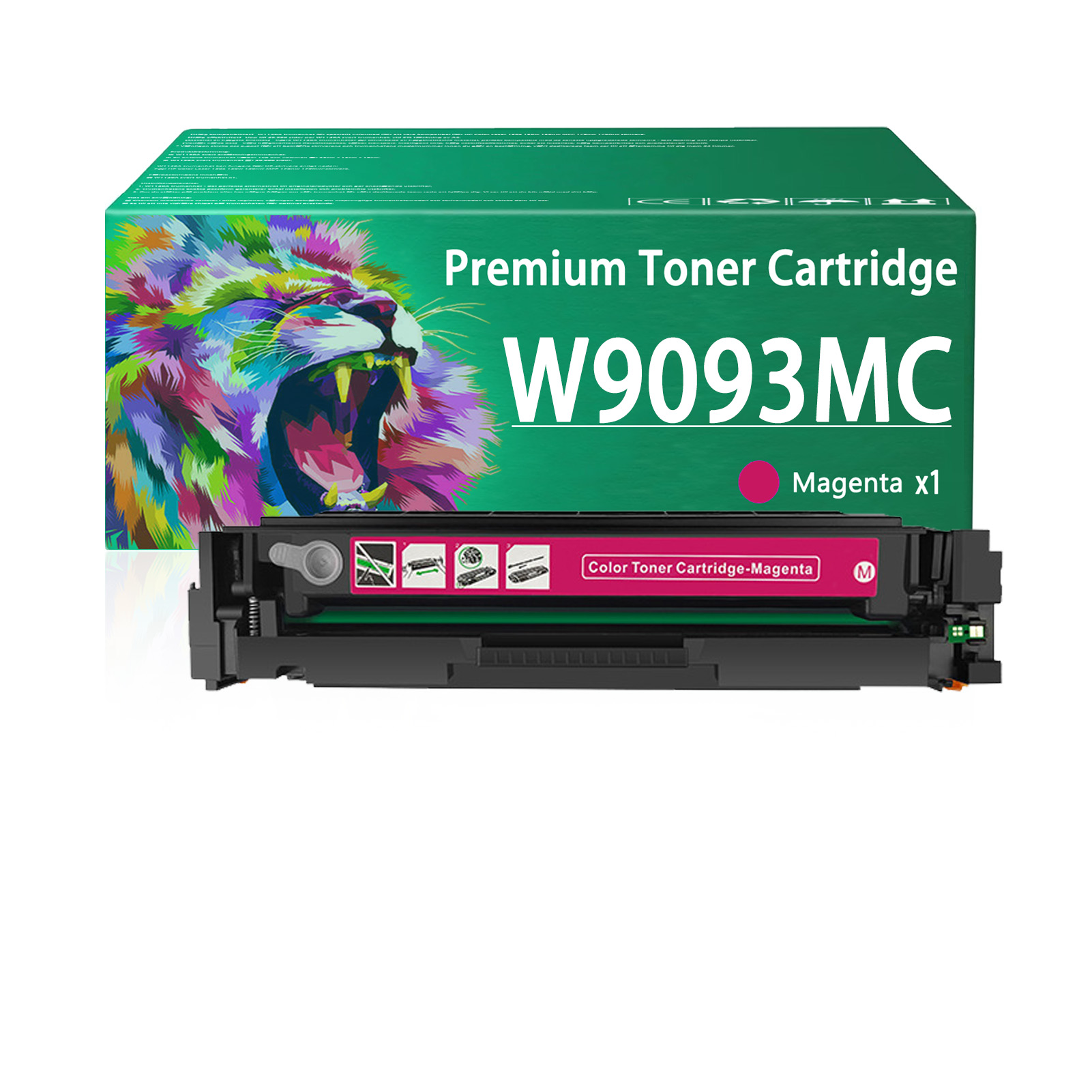 For HP W9090MC W9091MC W9093MC W9092MC Toner Cartridge Work for HP Color Laserjet Managed E45028dn MFP E47528f Printers