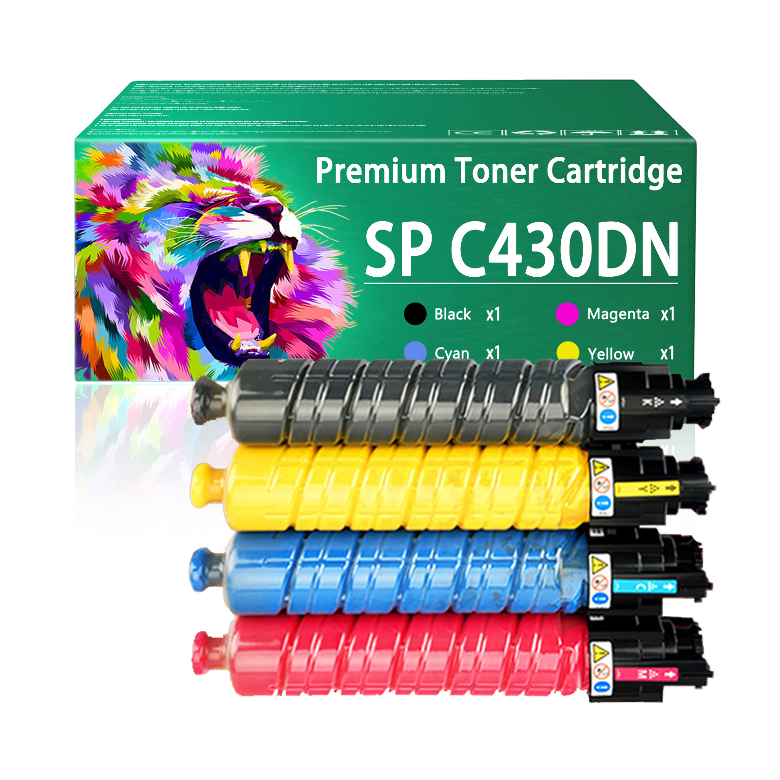 For Ricoh SP C430A 821105 821108 821107 821106 Toner Cartridge Work For Ricoh Aficio SP C430A C430dn C431 C431dn C431dh-HS C431dh-HT C431dh-HW C440 C440dn C441dn CLP37A LP137CA Printers