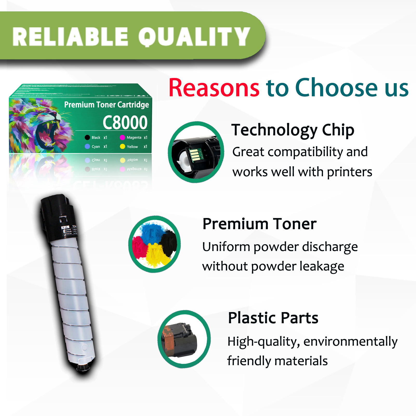 For Xerox C8000 106R04053 106R04050 106R04051 106R04052 Toner Cartridge Work For Xerox Versalink C8000 Printers