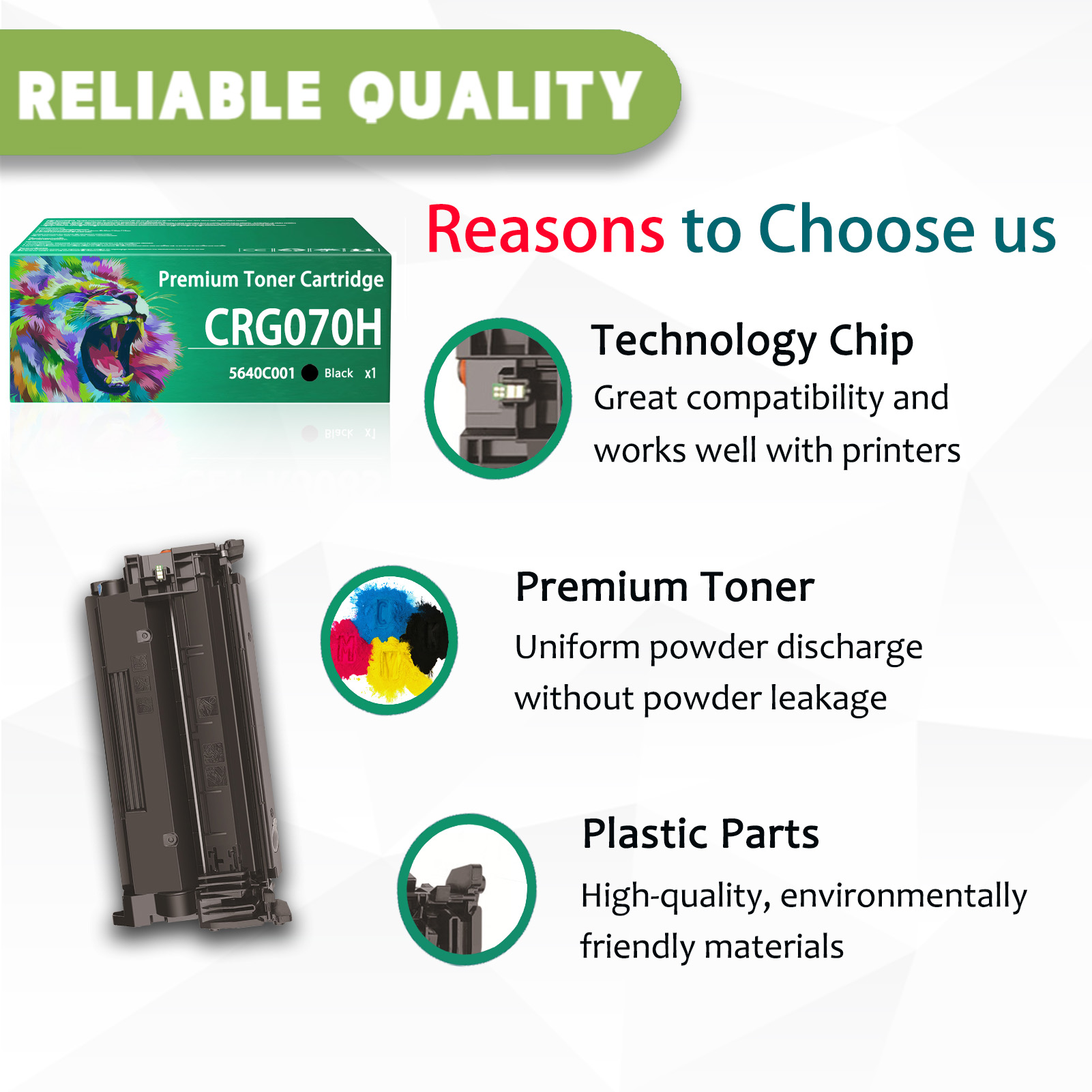 For CRG070H 070H CRG-070H 5640C001 Toner Cartridges Work For Canon imageClass MF465dw MF462dw LBP247dw MF465 MF462 LBP247 LBP246 MF467 MF463 MF461 LBP244 LBP243 LBP241 Printers