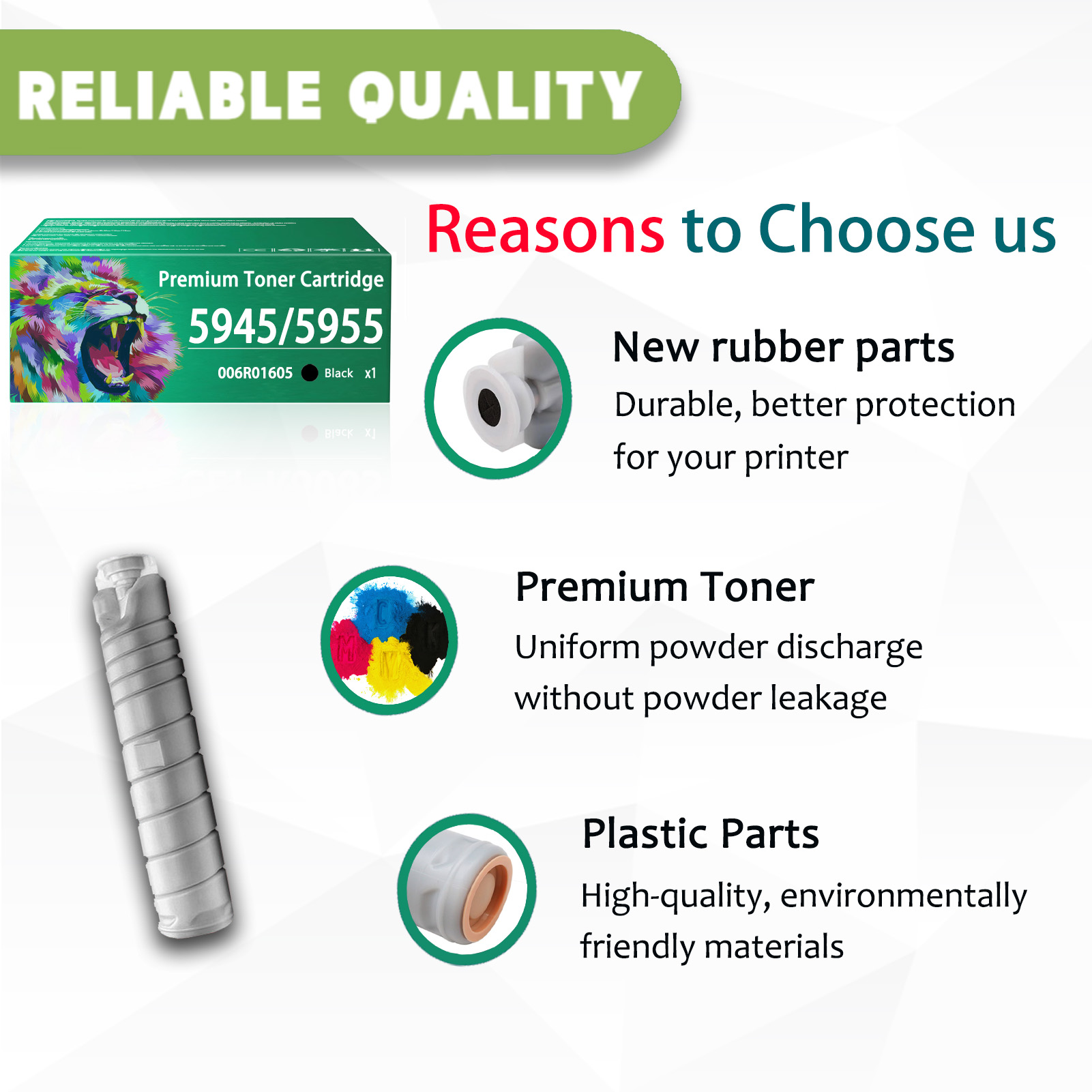 For Xerox 5945 5955 006R01605 Toner Cartridges Work For Xerox WorkCentre 5945 5955 5945i 5955i, AltaLink B8045 B8055 B8065 B8075 B8090 Printers