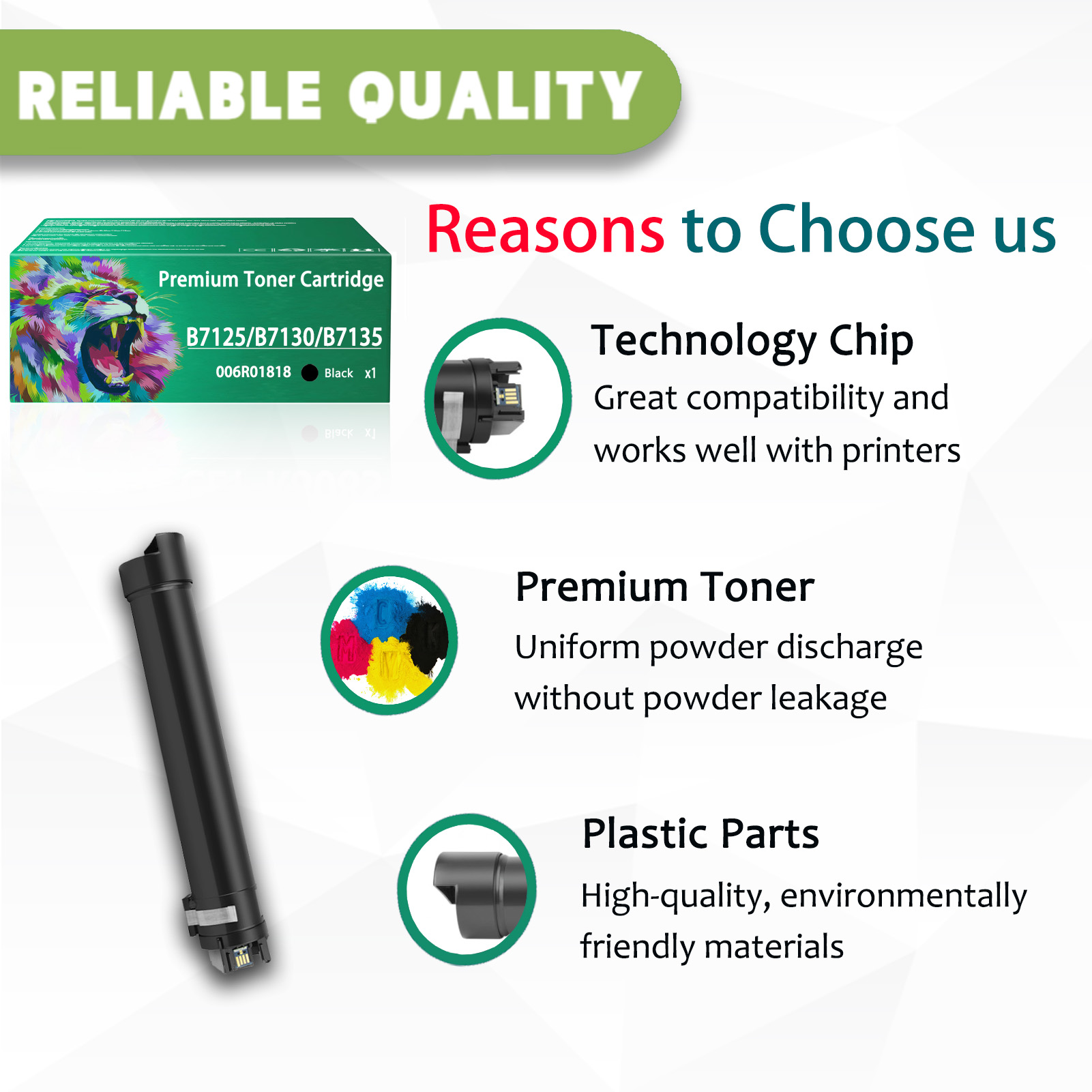 For Xerox 006R01818 Toner Cartridges Work For Xerox VersaLink B7125 B7130 B7135 B7125S B7125T B7130T B7130S B7135S B7135T Printers