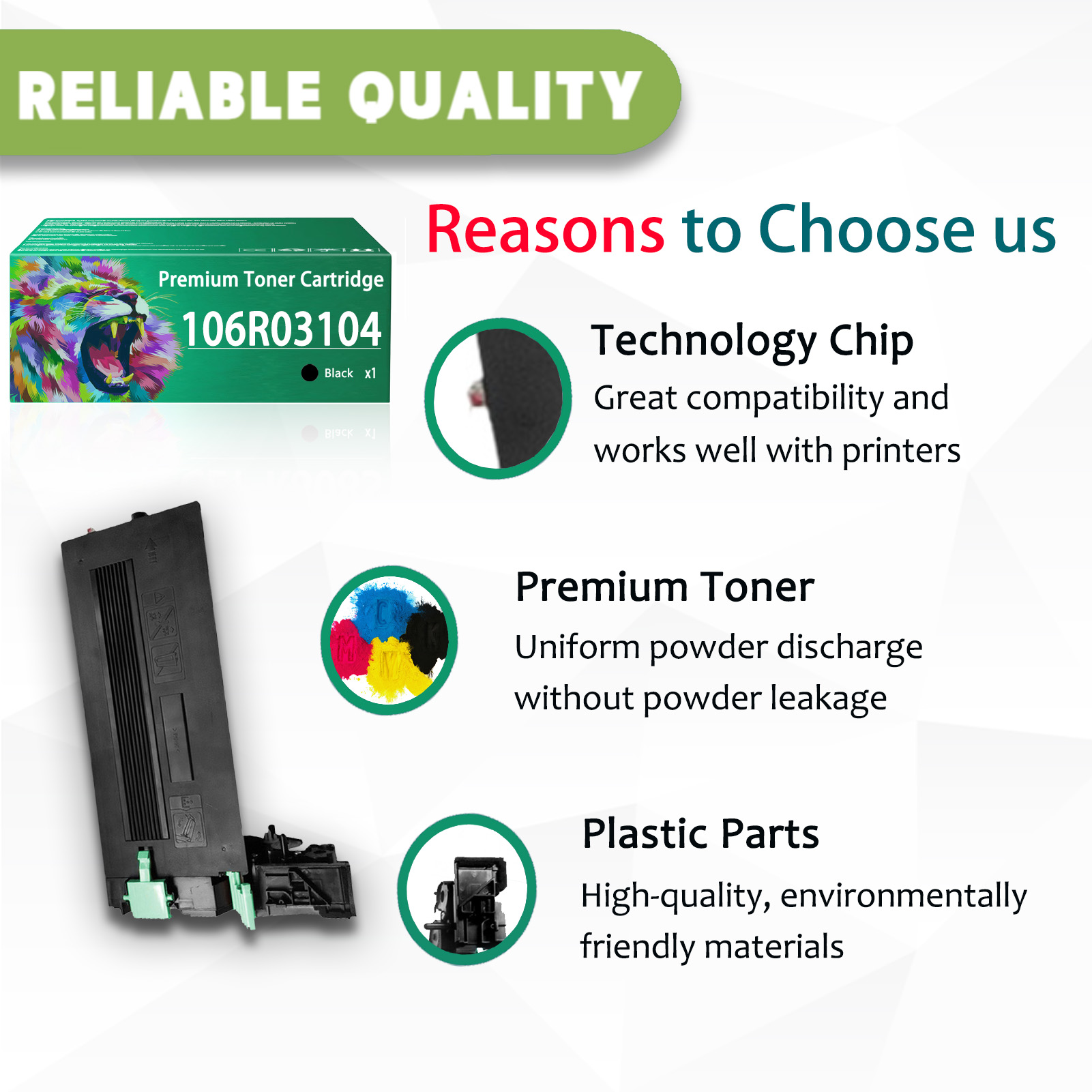 For Xerox 4265 106R02734 Toner Cartridges Work For Xerox WorkCentre 4265 4265X 4265S 4265XF Printers