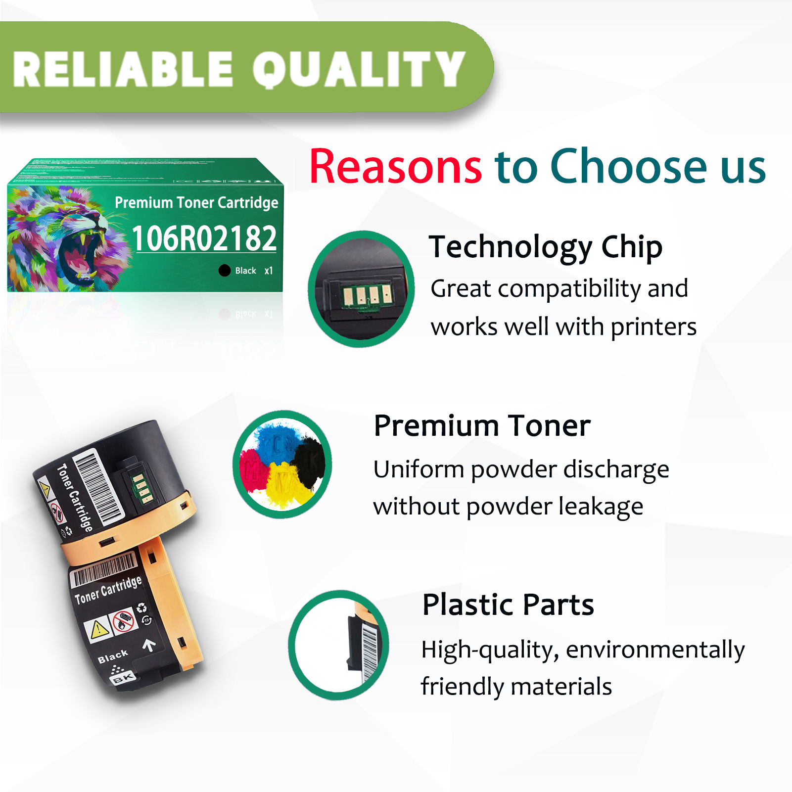 For Xerox 3010 3040 106R02182 Toner Cartridges Work For Xerox Phaser 3010 3040 Workcentre 3045 Printers