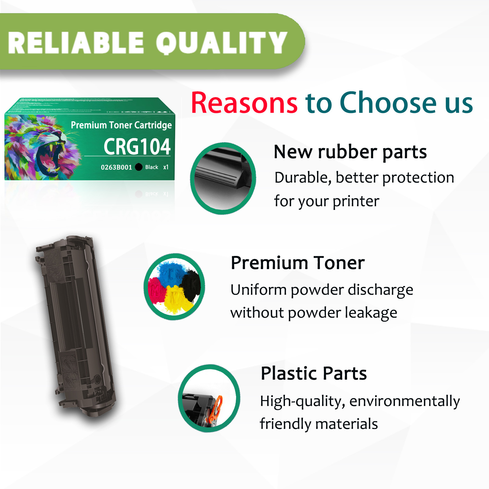 For CRG104 104 CRG-104 0263B001 Toner Cartridges Work For Canon imageClass D420 D480 MF4150d MF4270dn MF4350d MF4370dn MF4690 Printers