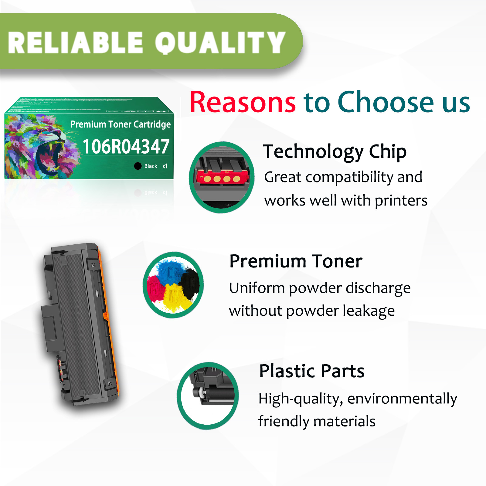 For Xerox 106R04347 Toner Cartridges Work For Xerox B210 B205 B215 Printers