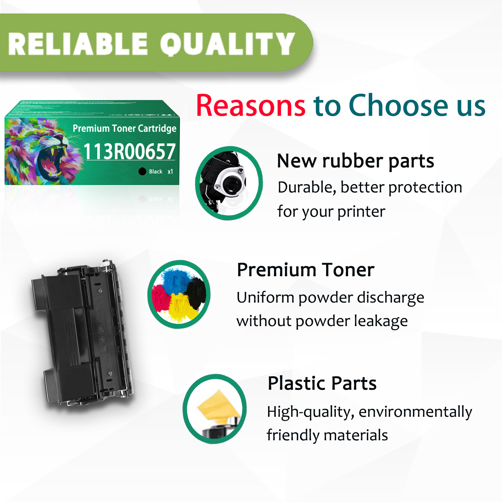 For Xerox 4500 113R00657 Toner Cartridges Work For Xerox Phaser 4500 4500B 4500DT 4500DX 4500N Printers