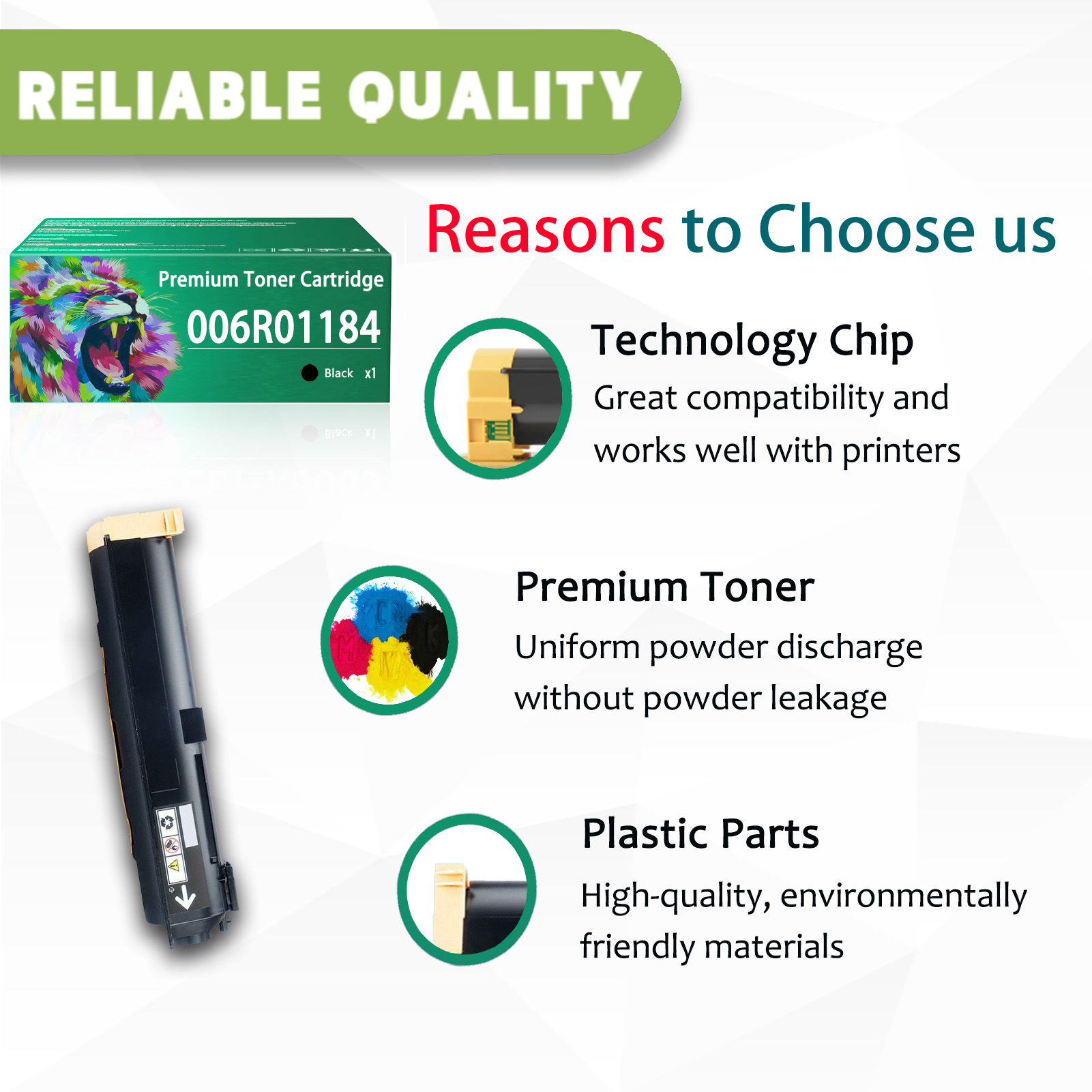 For Xerox 006R01184 Toner Cartridges Work For Xerox CopyCentre C123 C128 C133 WorkCentre M123 M128 M133 WorkCentre Pro 123 128 133 Printers