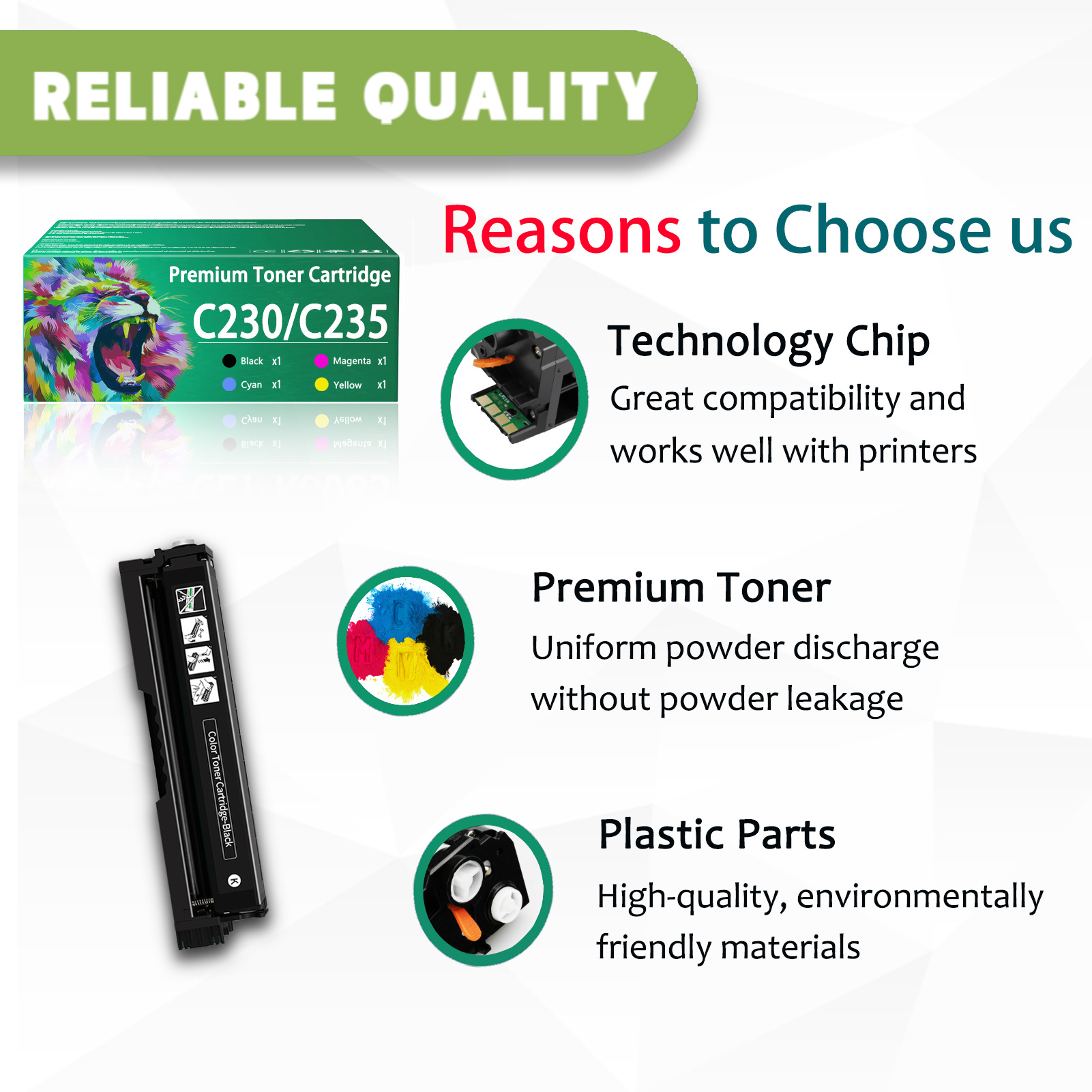 For Xerox C230 C235 006R04383 006R04384 006R04385 006R04386 Toner Cartridge Work For Xerox C230 C235 Printers