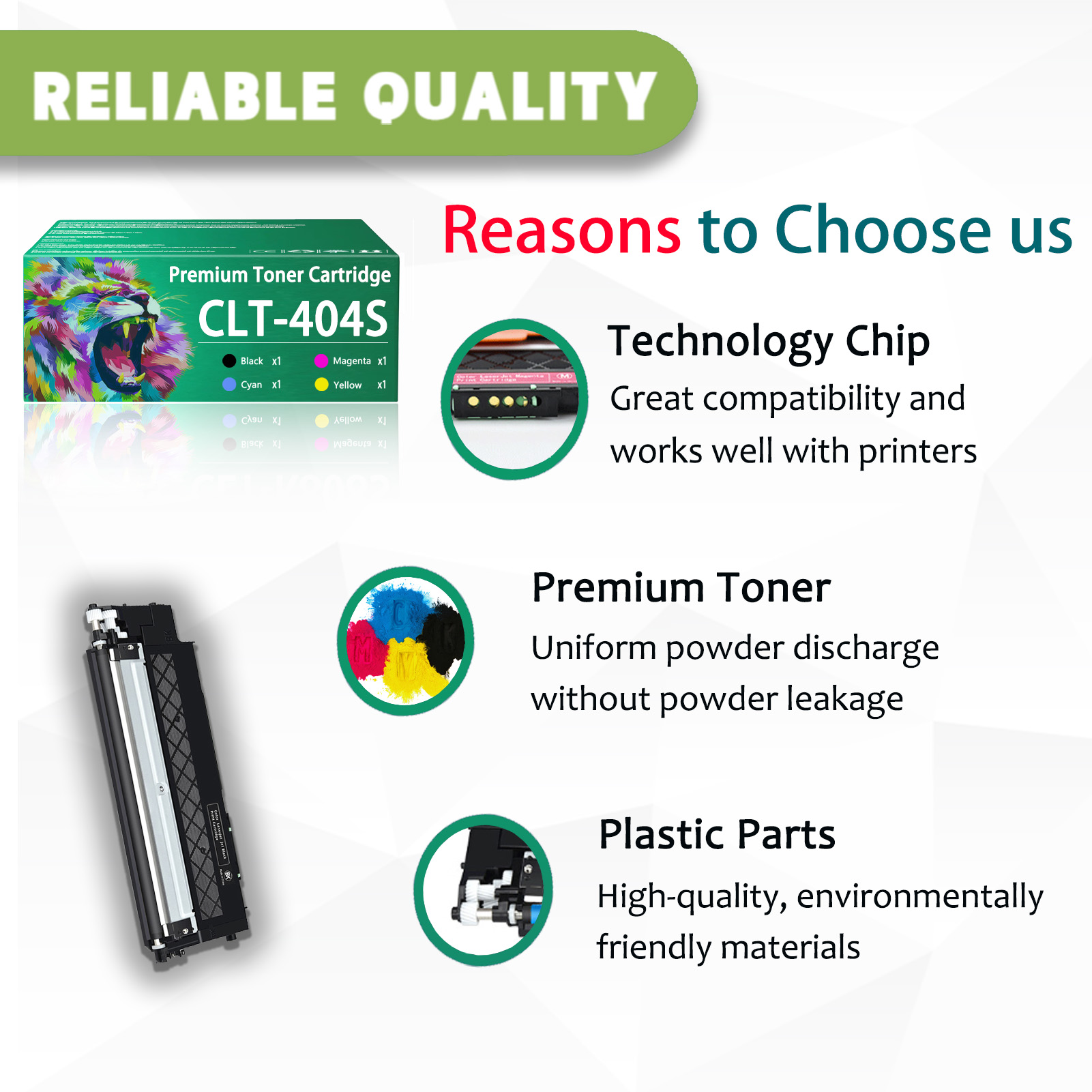 For Samsung CLT-404S CLT-K404S CLT-C404S CLT-M404S CLT-Y404S Toner Cartridge Work For Samsung Xpress SL-C430W SL-C480FW SL-C480W SL-C480FN SL-C430 SL-C480 Printers