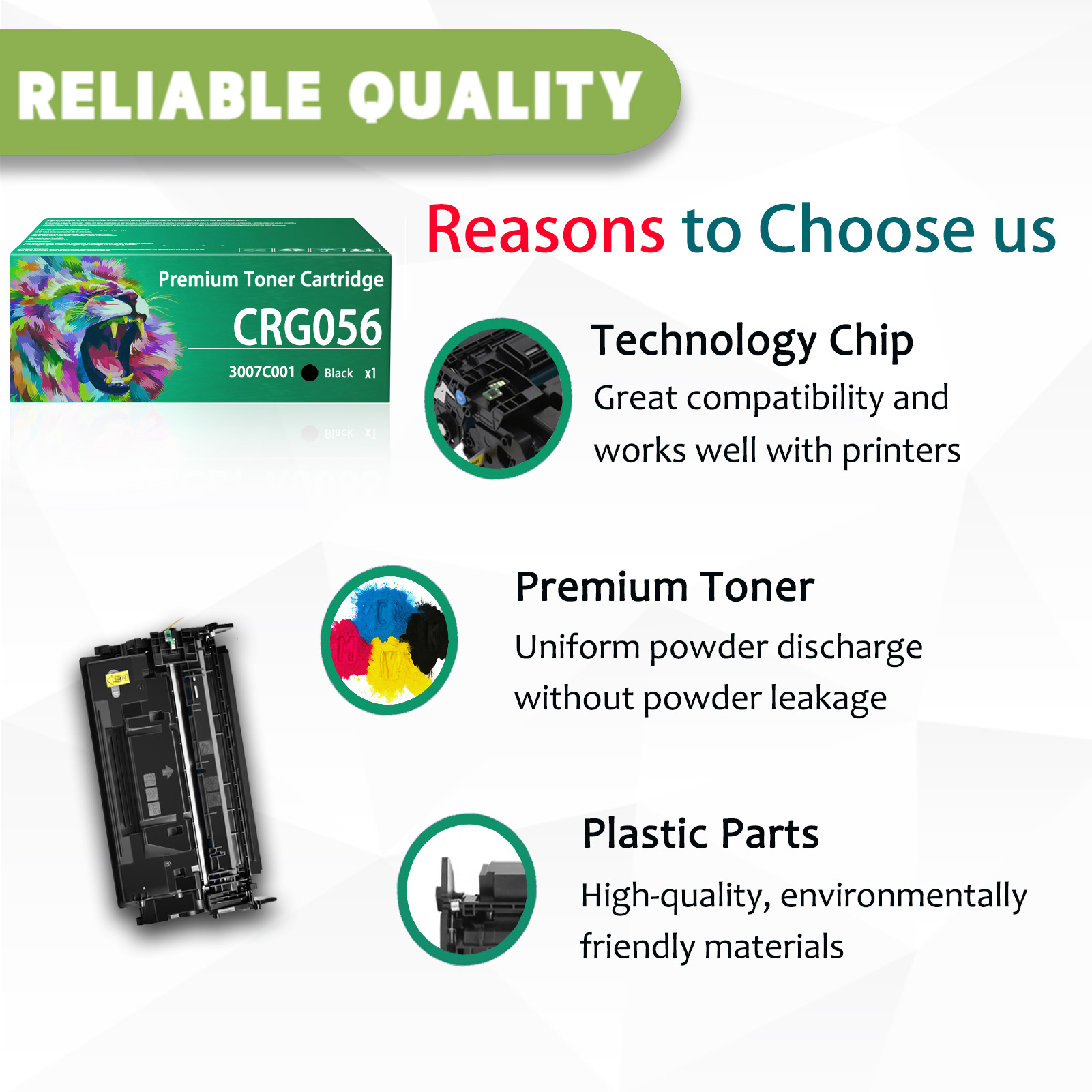 For CRG056 056 CRG-056 3007C001 Toner Cartridges Work For Canon imageCLASS LBP325dn LBP325x LBP320 MF440 MF543dw MF543x MF540 MF542x Printers