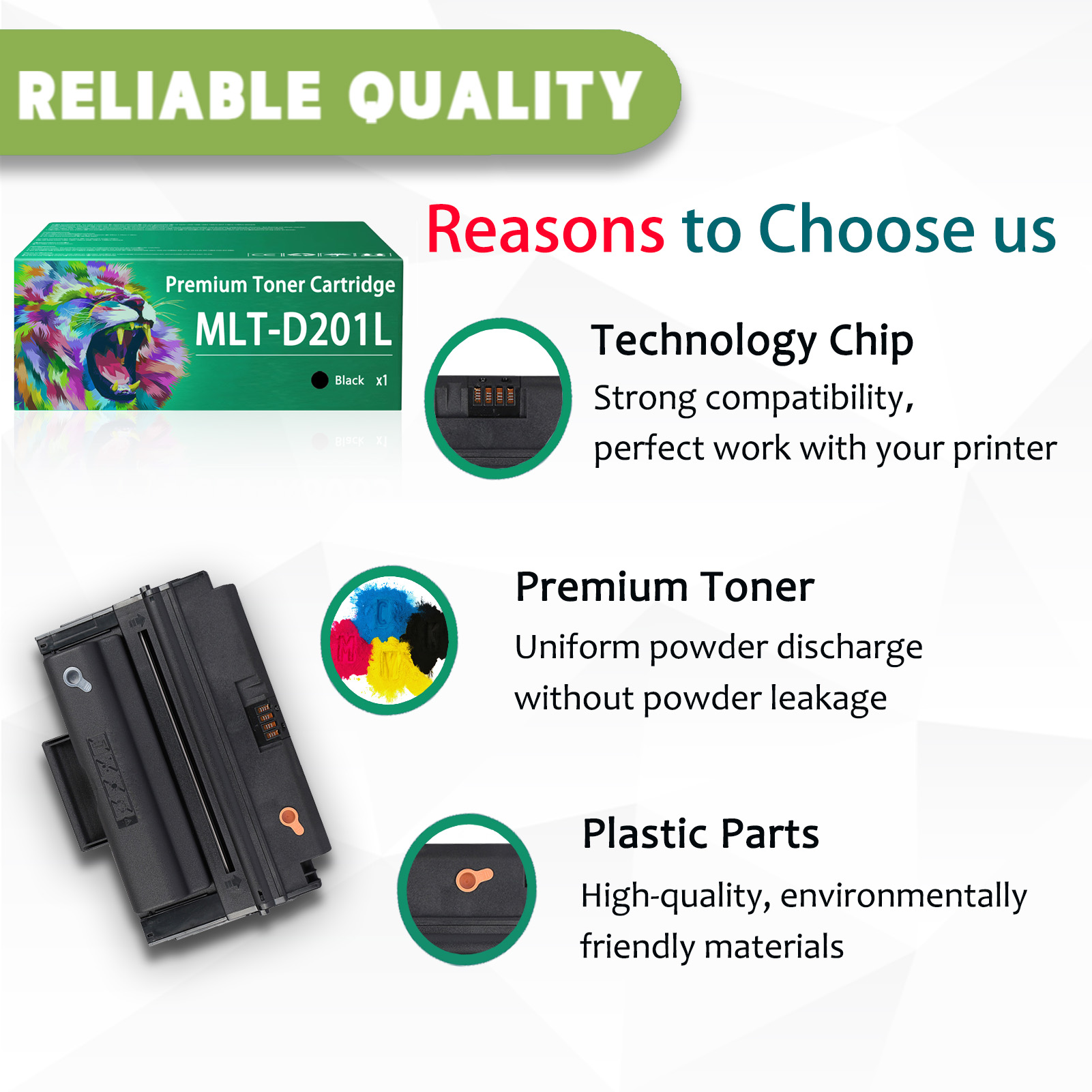 For Samsung MLT-D201L Toner Cartridges Work For Samsung ProXpress M4030ND M4080FX SL-M4030ND SL-M4080FX Printers