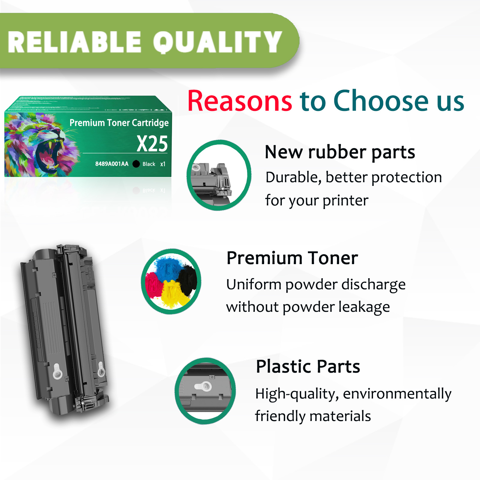 For X25 X-25 8489A001AA Toner Cartridges Work For Canon ImageCLASS MF3110 MF3111 MF3112 MF3220 MF3240 MF5500 MF5530 MF5550 MF5630 MF5650 MF5730 MF5770 MF5750 Printers