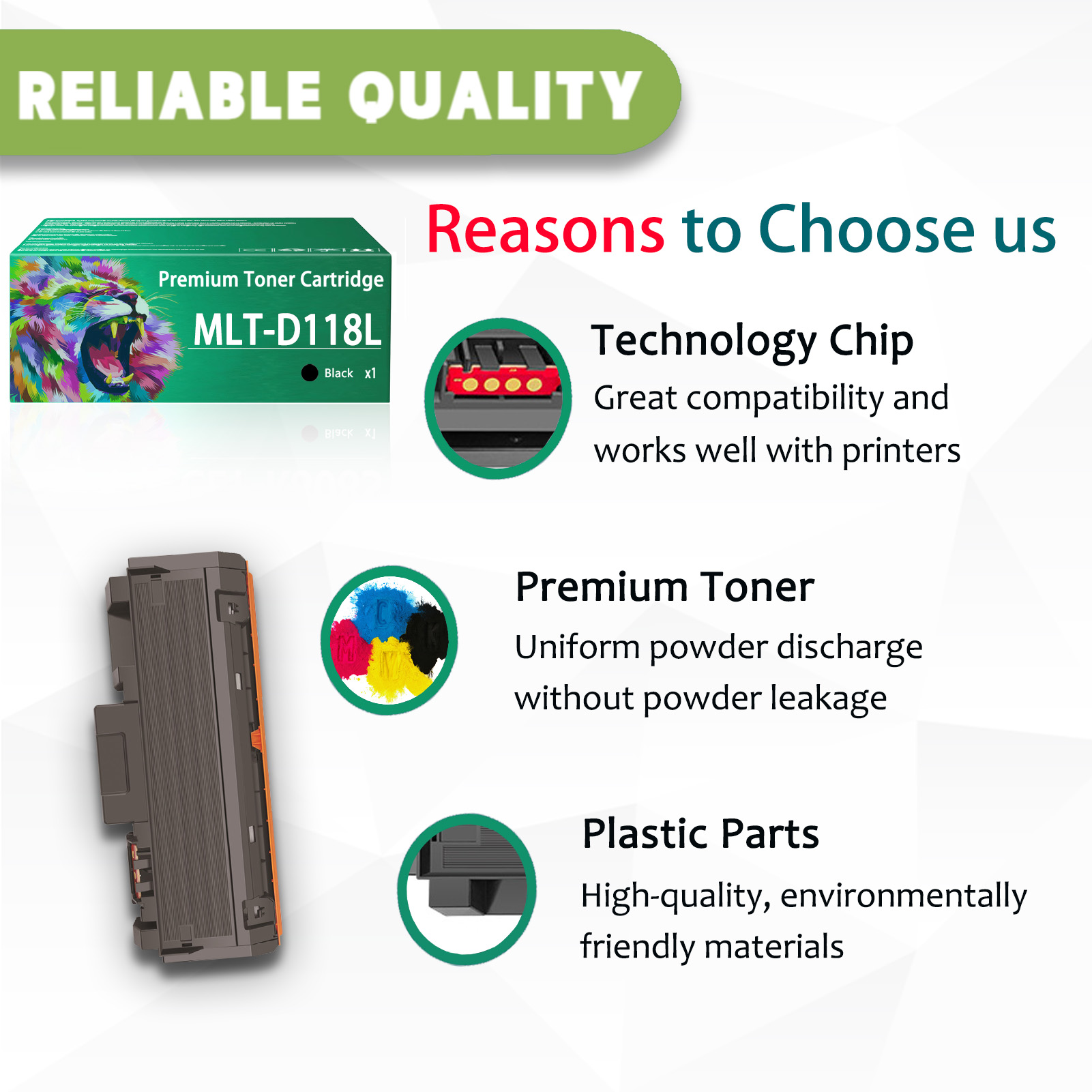 For Samsung MLT-D118L Toner Cartridges Work For Samsung Xpress M3015DW M3065FW Printers