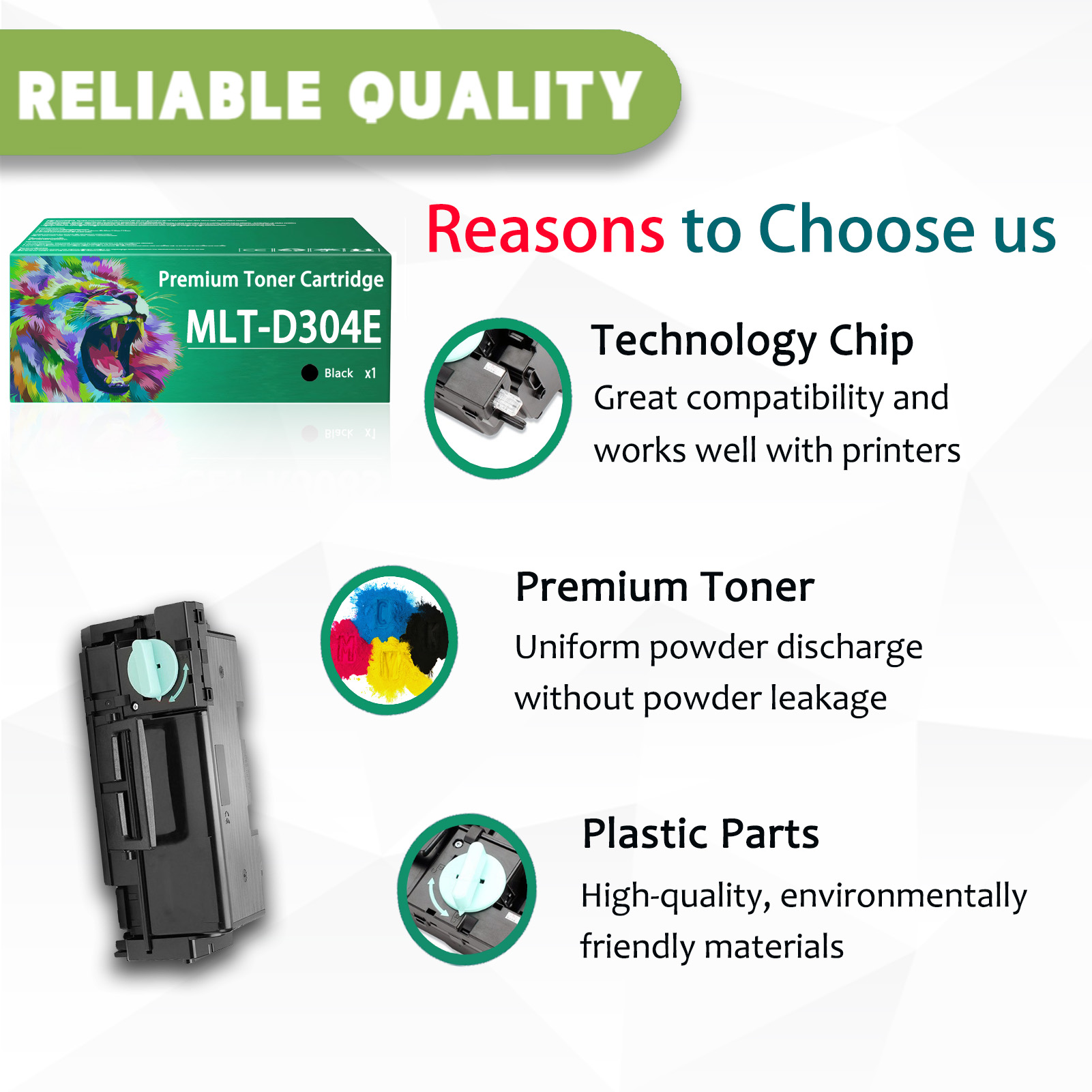 For Samsung MLT-D304E Toner Cartridges Work For Samsung ProXpress M4580FX M4560FX Printers