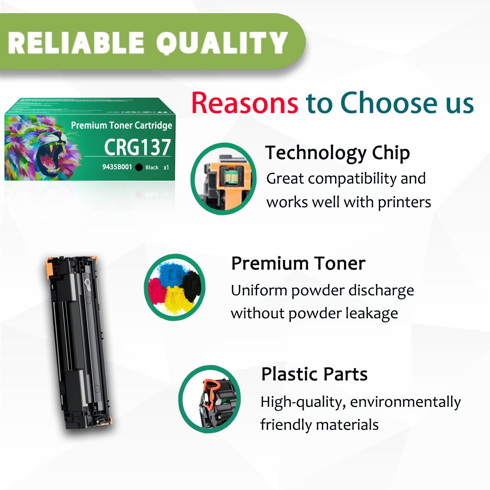 For CRG137 137 CRG-137 9435B001 Toner Cartridges Work Canon ImageCLASS MF212w MF216n MF217w MF244dw MF247dw MF249dw MF227dw MF229dw MF232w MF236n LBP151dw D570 Printers