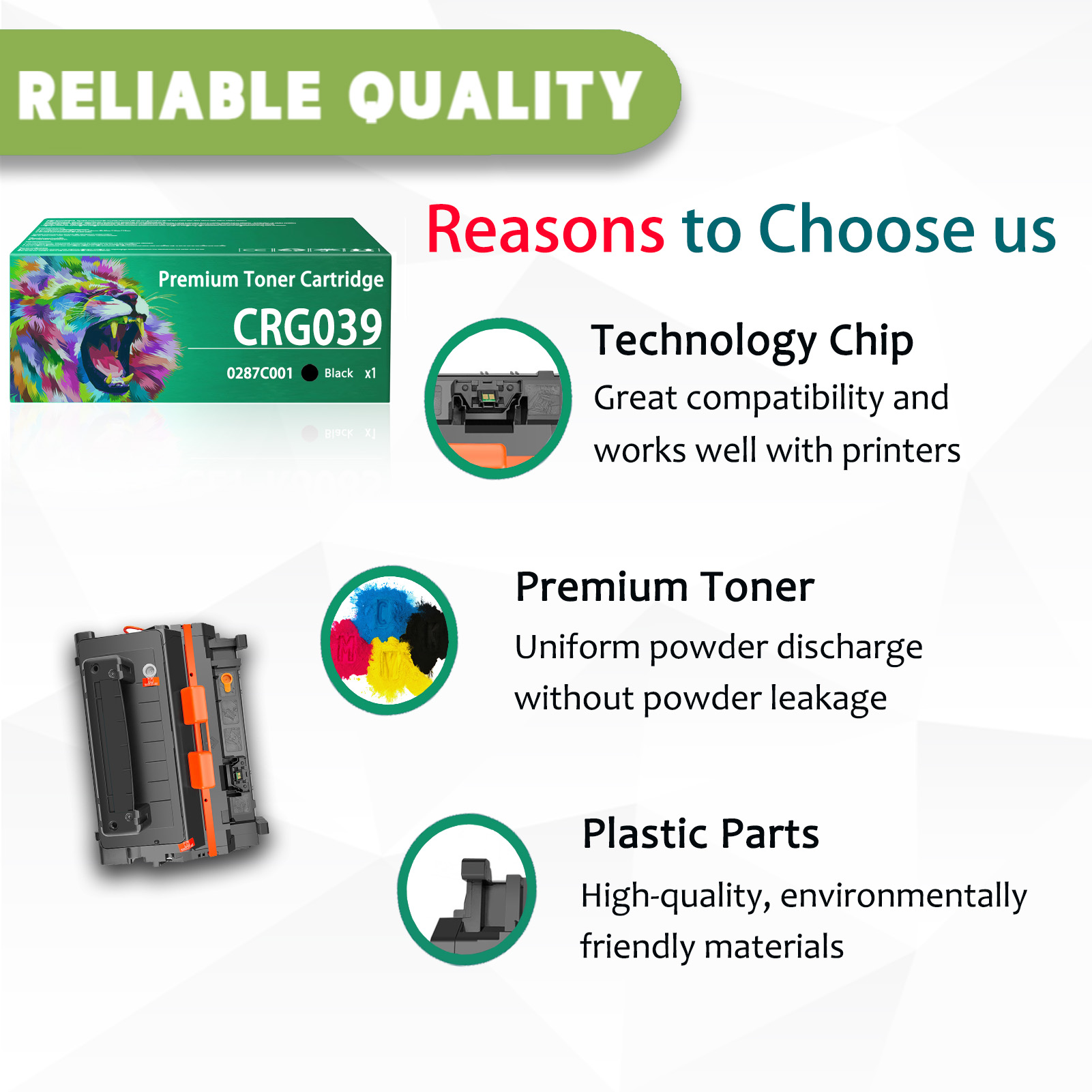 For CRG039 039 CRG-039 0287C001 Toner Cartridges Work Canon imageclass LBP352dn LBP351dn LBP350 LBP351 LBP352 Printers