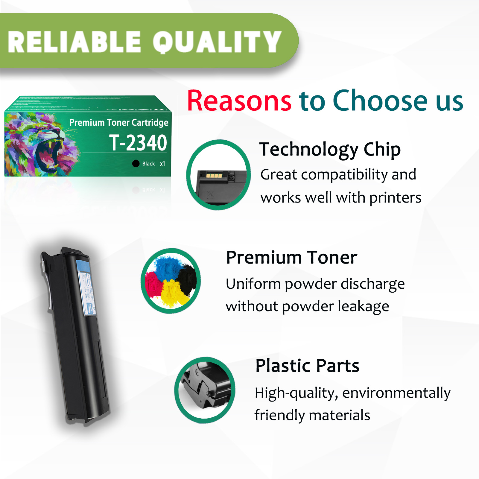 For Toshiba T-2340 Toner Cartridges Work Toshiba E-Studio 232 282 233 233S 283 283S Printers