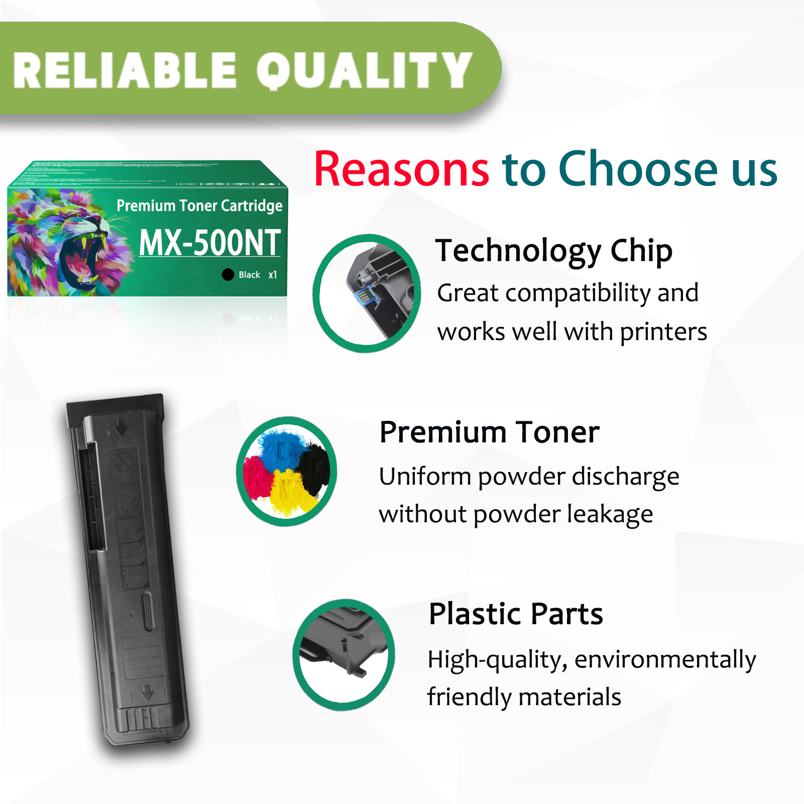 For Sharp MX-315NT Toner Cartridges Work Sharp MX-M265N MX-M266N MX-M315N MX-M316N MX-M356N Printers