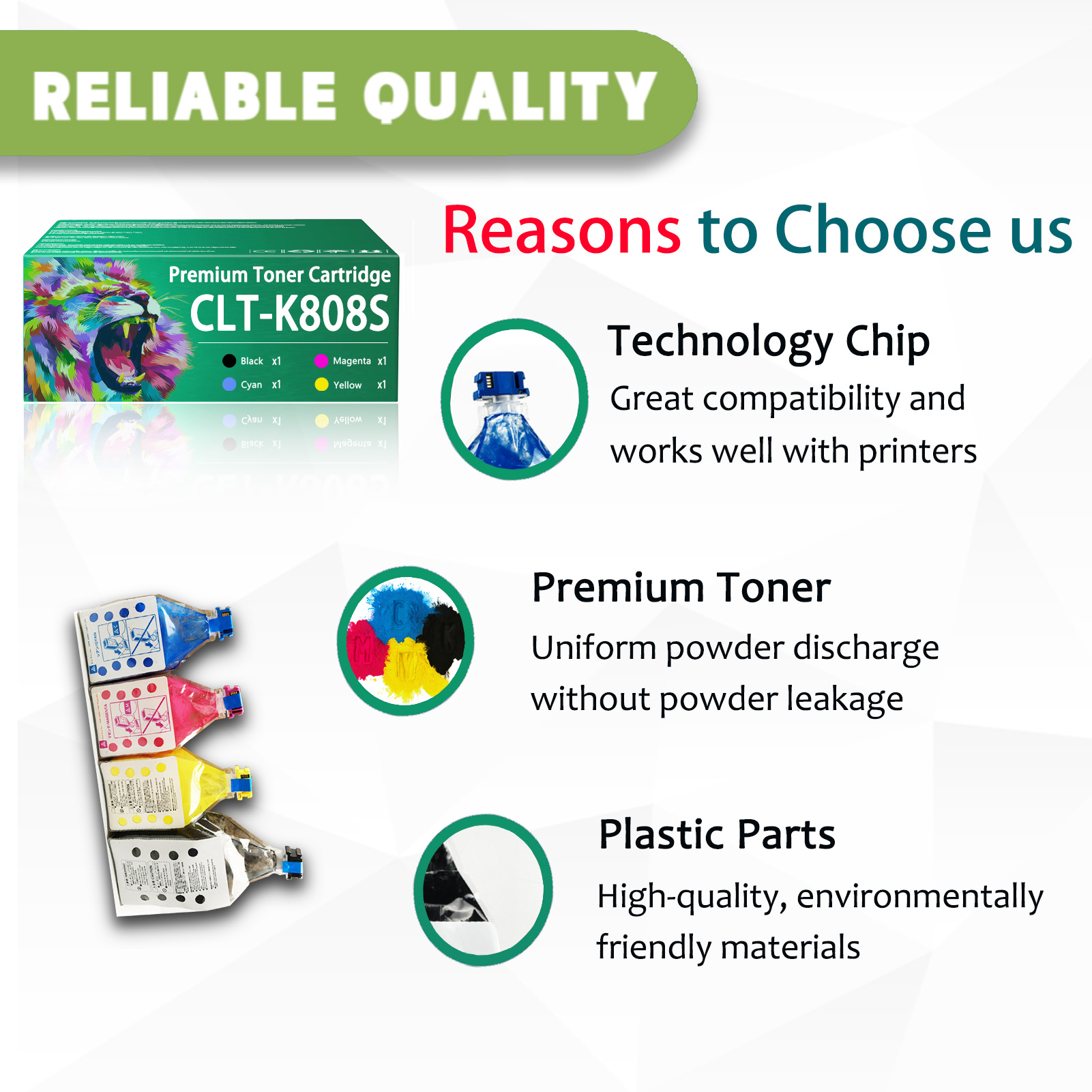 For Ricoh MP C7500 841288 841289 841290 841291 Toner Cartridge Work For Ricoh MP C6000 C6000SP C7500 C7500SP LD260c LD275c C6055 C7570 Printers