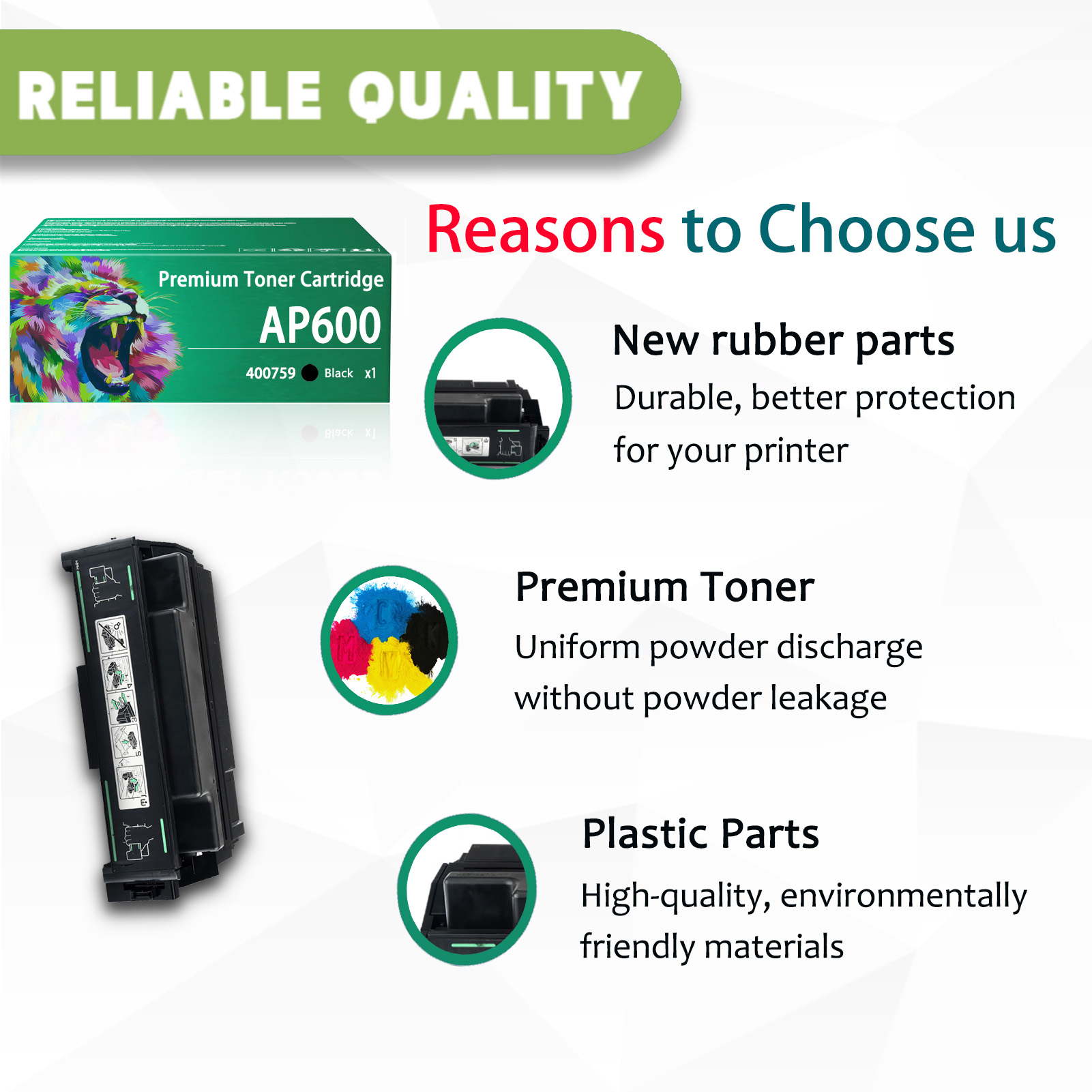 For Ricoh AP600 400759 Type 115 Toner Cartridges Work For Ricoh AP600N AP610N AP2600 AP2600N AP2610 AP2610N Printers